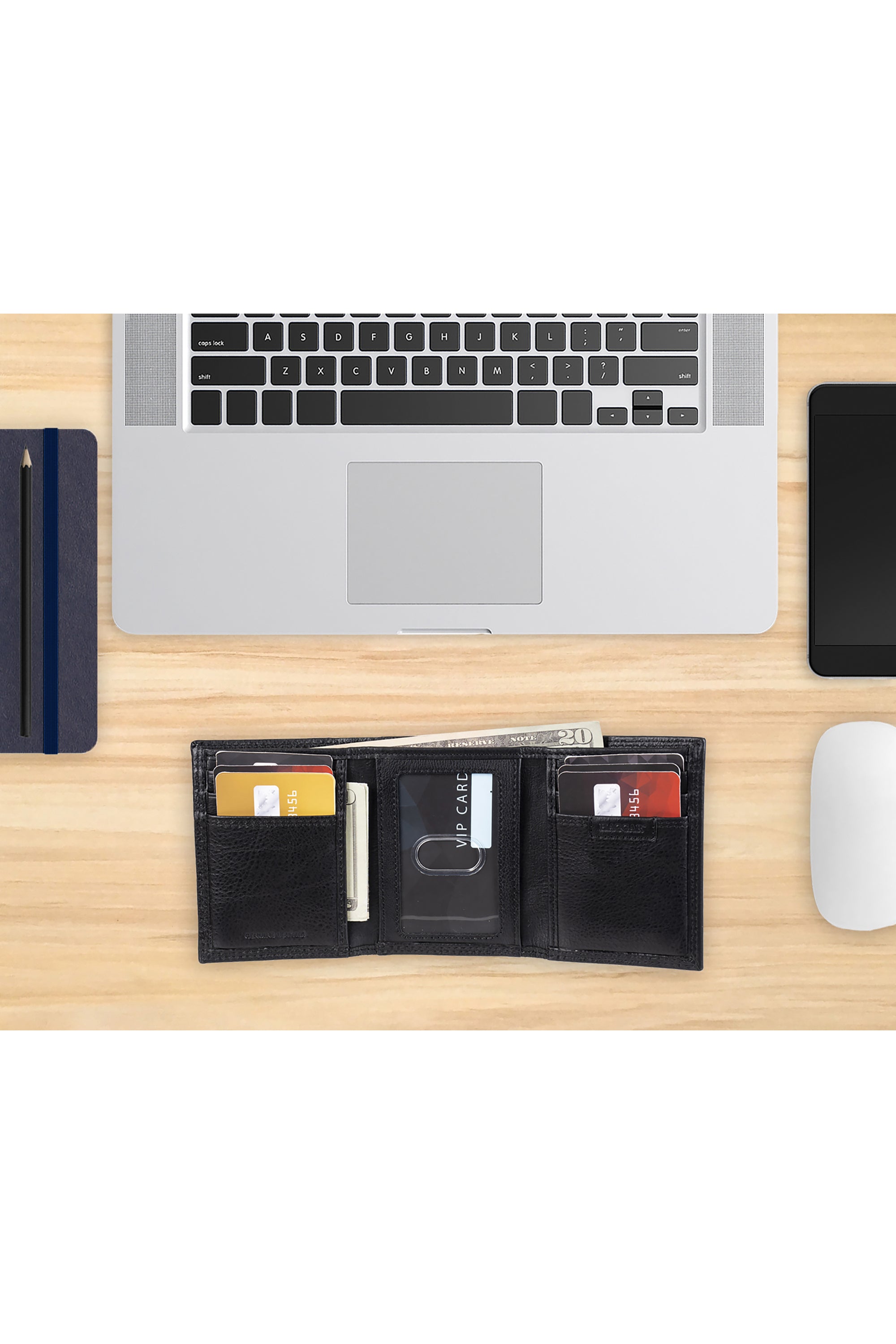 RFID Atwood Trifold Wallet, , hi-res