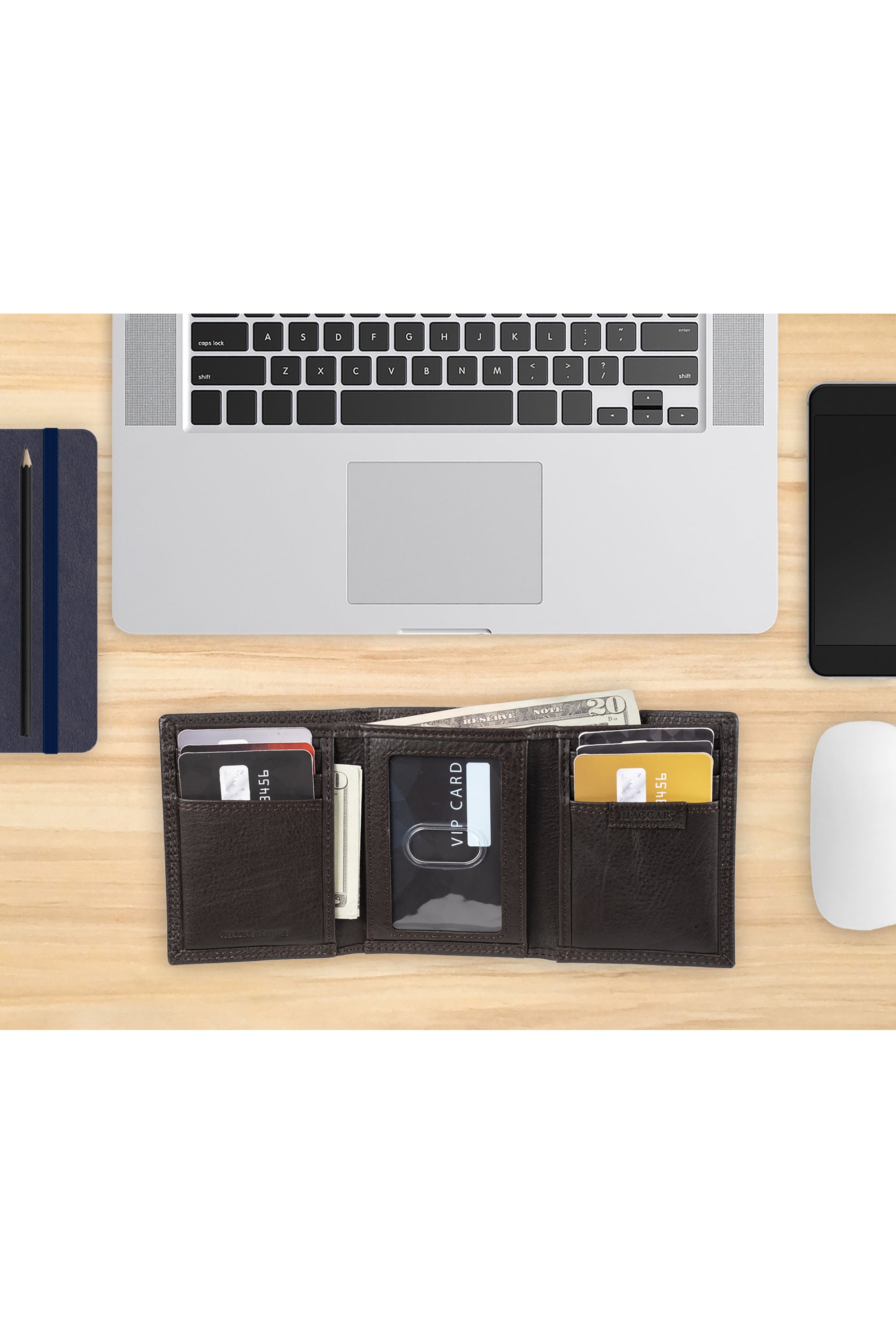 RFID Atwood Trifold Wallet, , hi-res