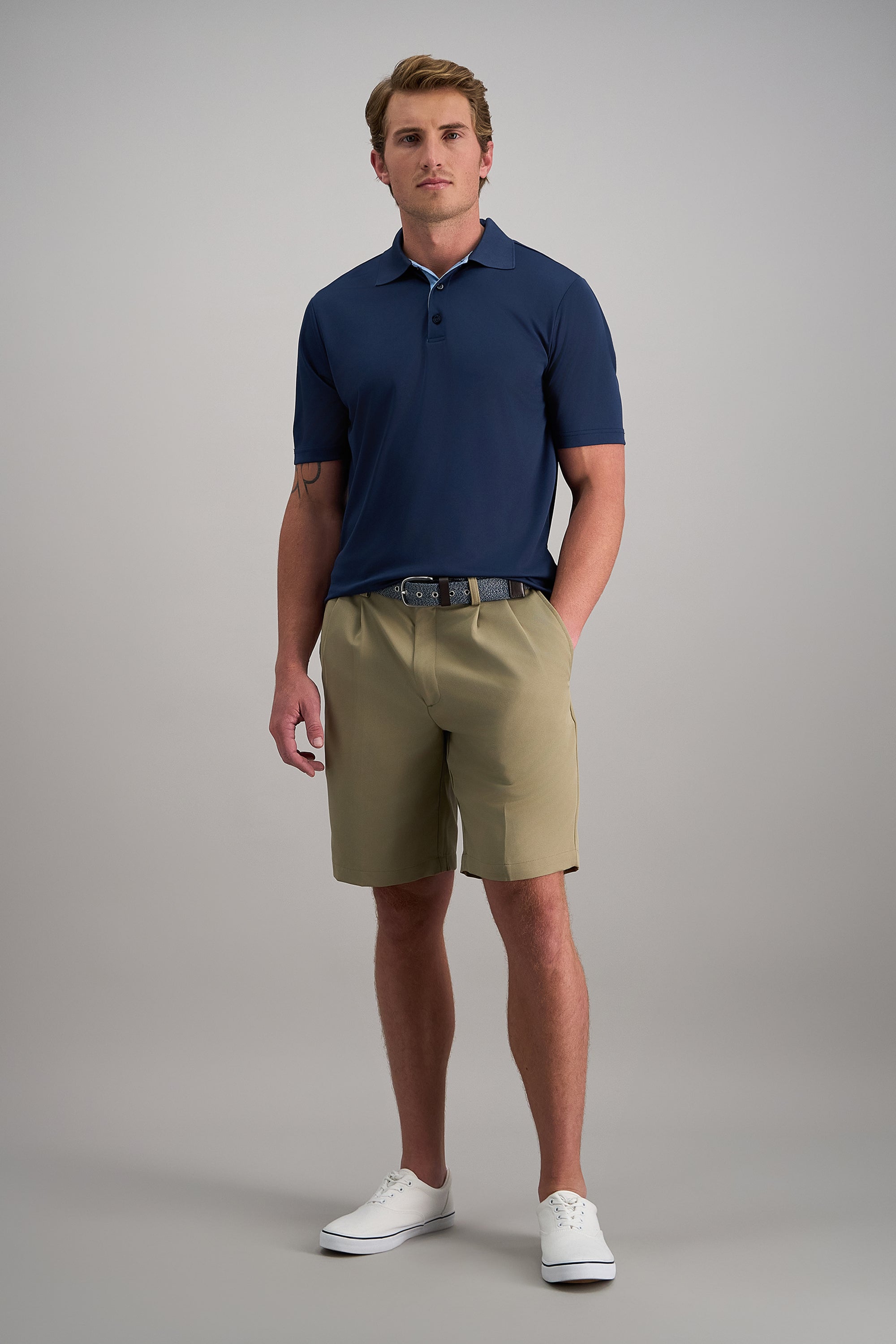 Cool 18® Shortsㅤ - Haggar.com#color_british khaki