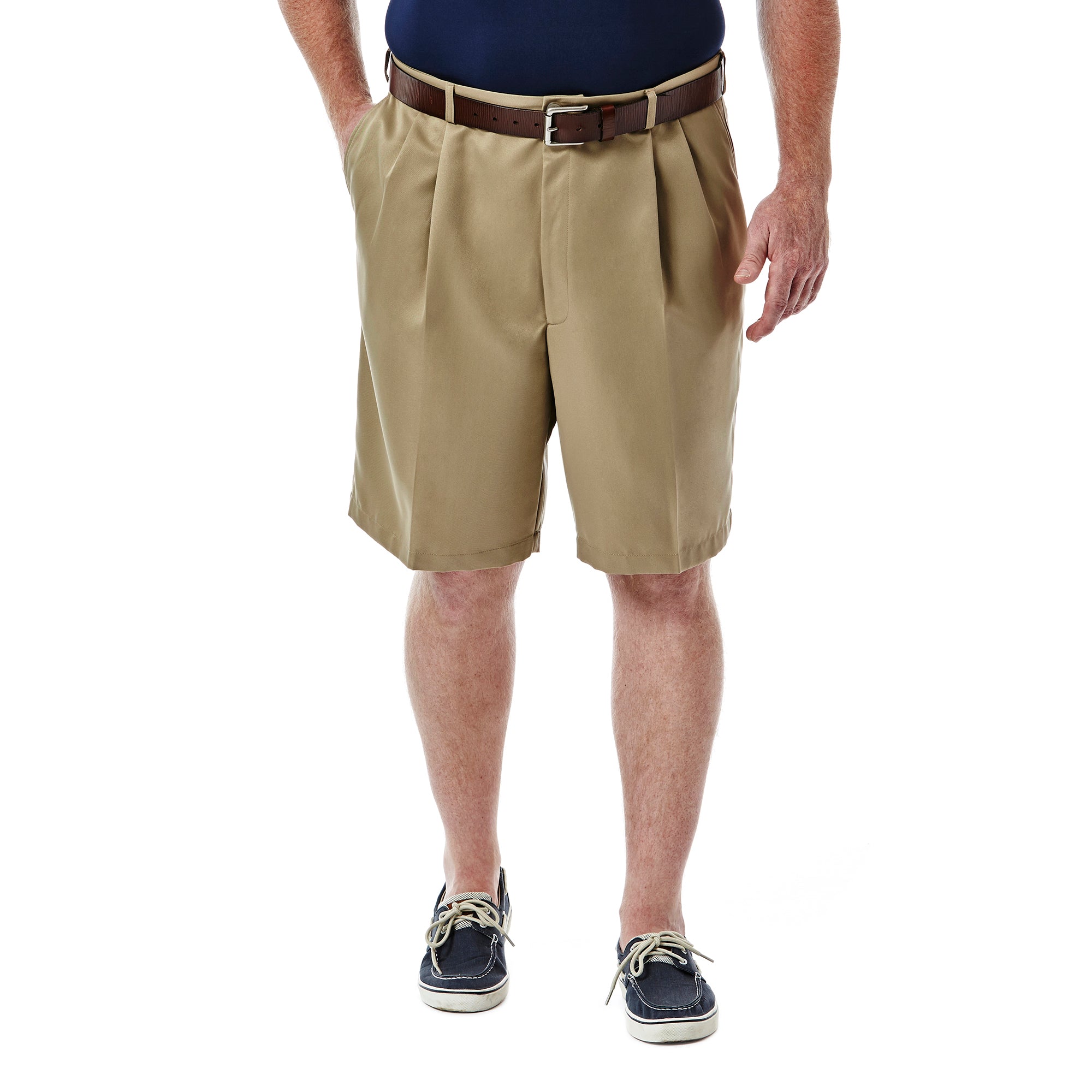 BIG & TALL Cool 18® Shorts, , hi-res#color_british khaki