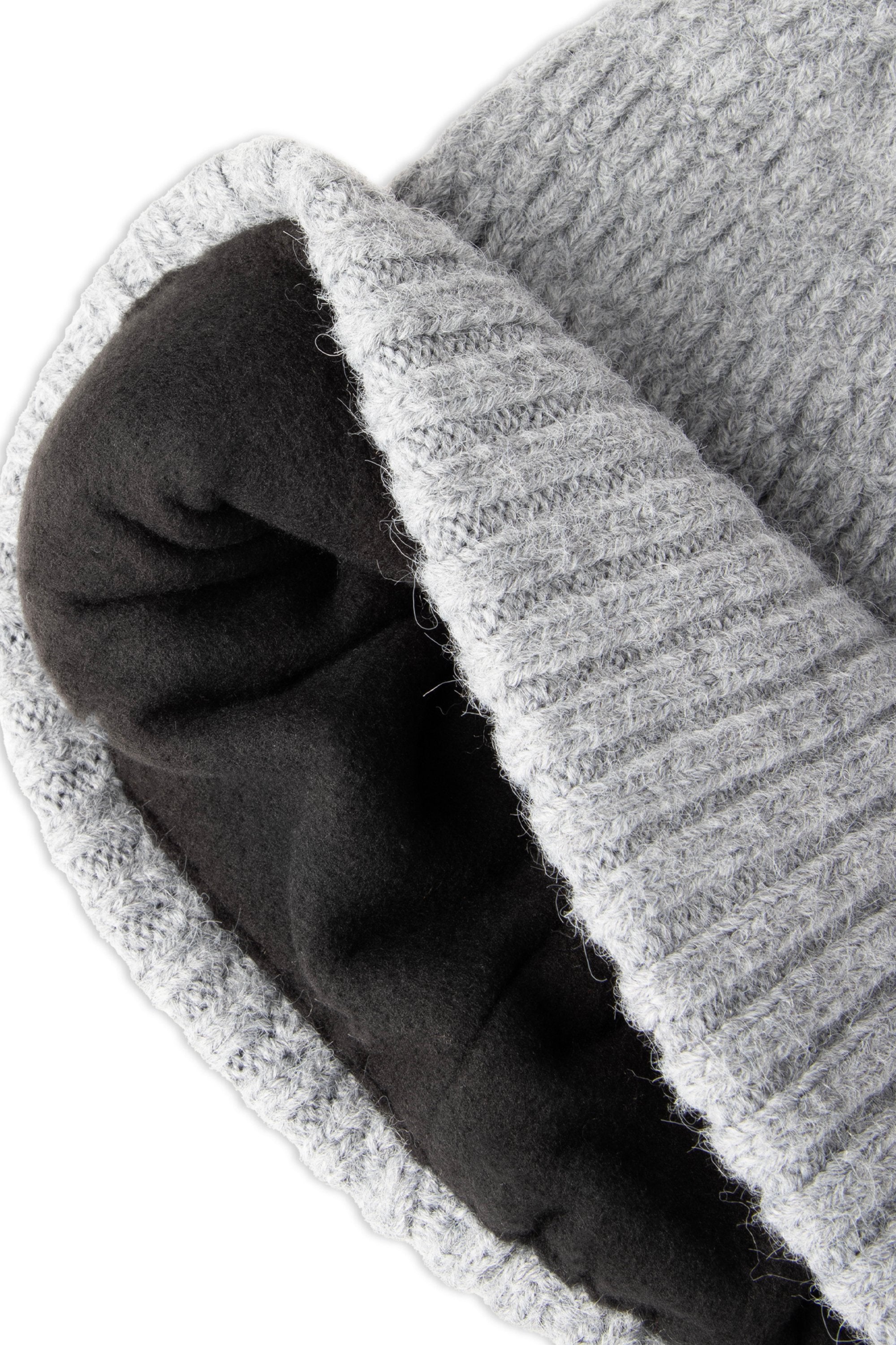 Heathered Micro Cable Crown Beanie, , hi-res