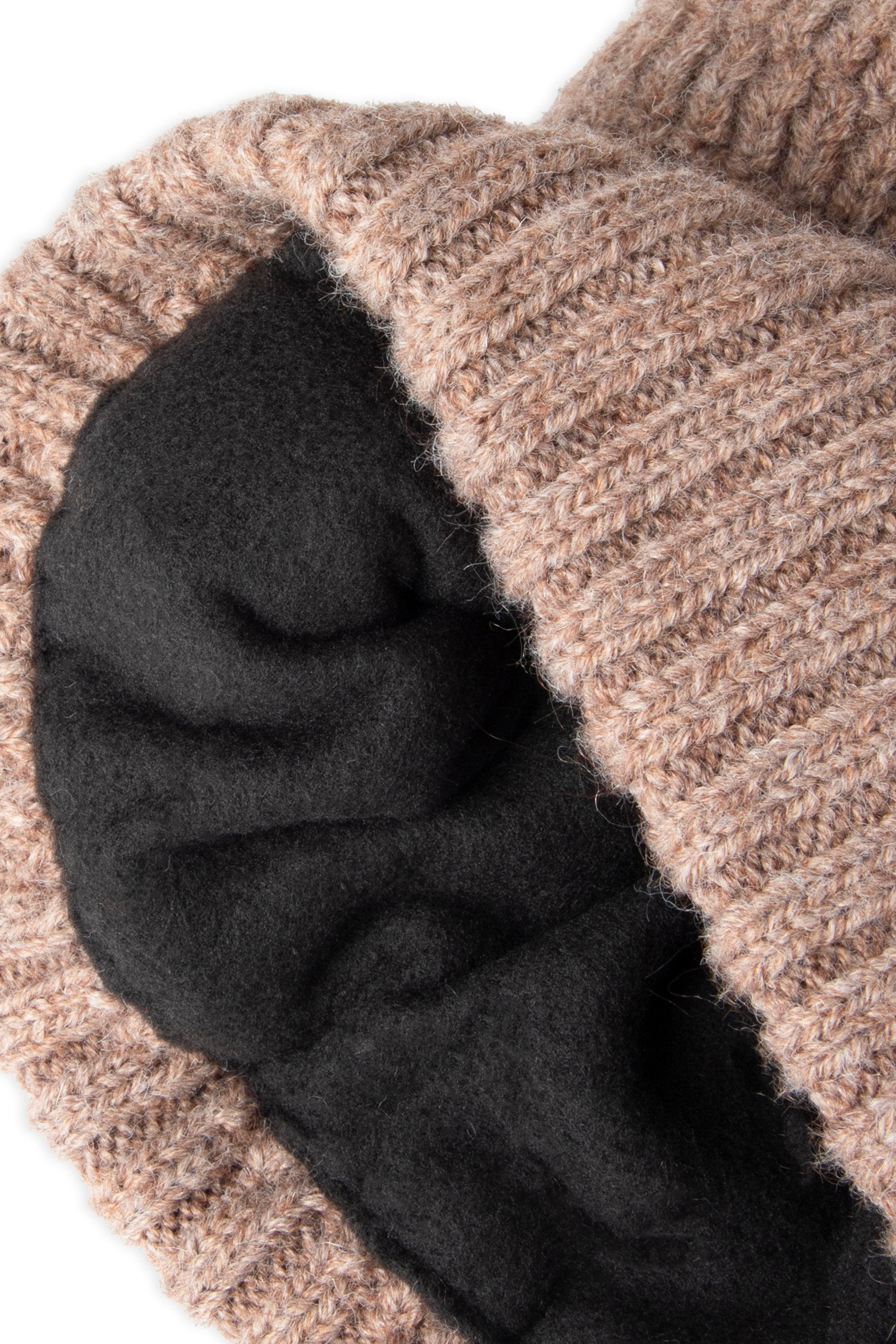 Heathered Micro Cable Crown Beanie, , hi-res
