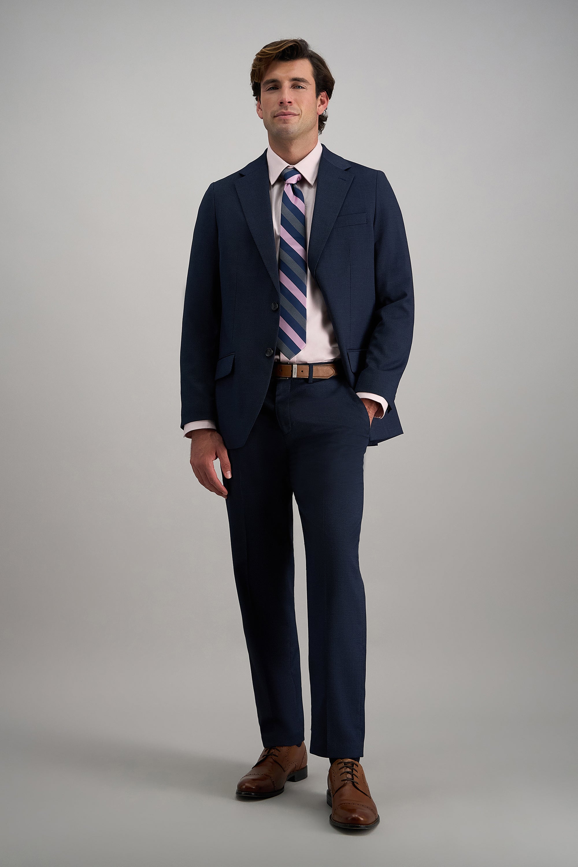 Premium Comfort Dress Shirt - Pink - Haggar.com