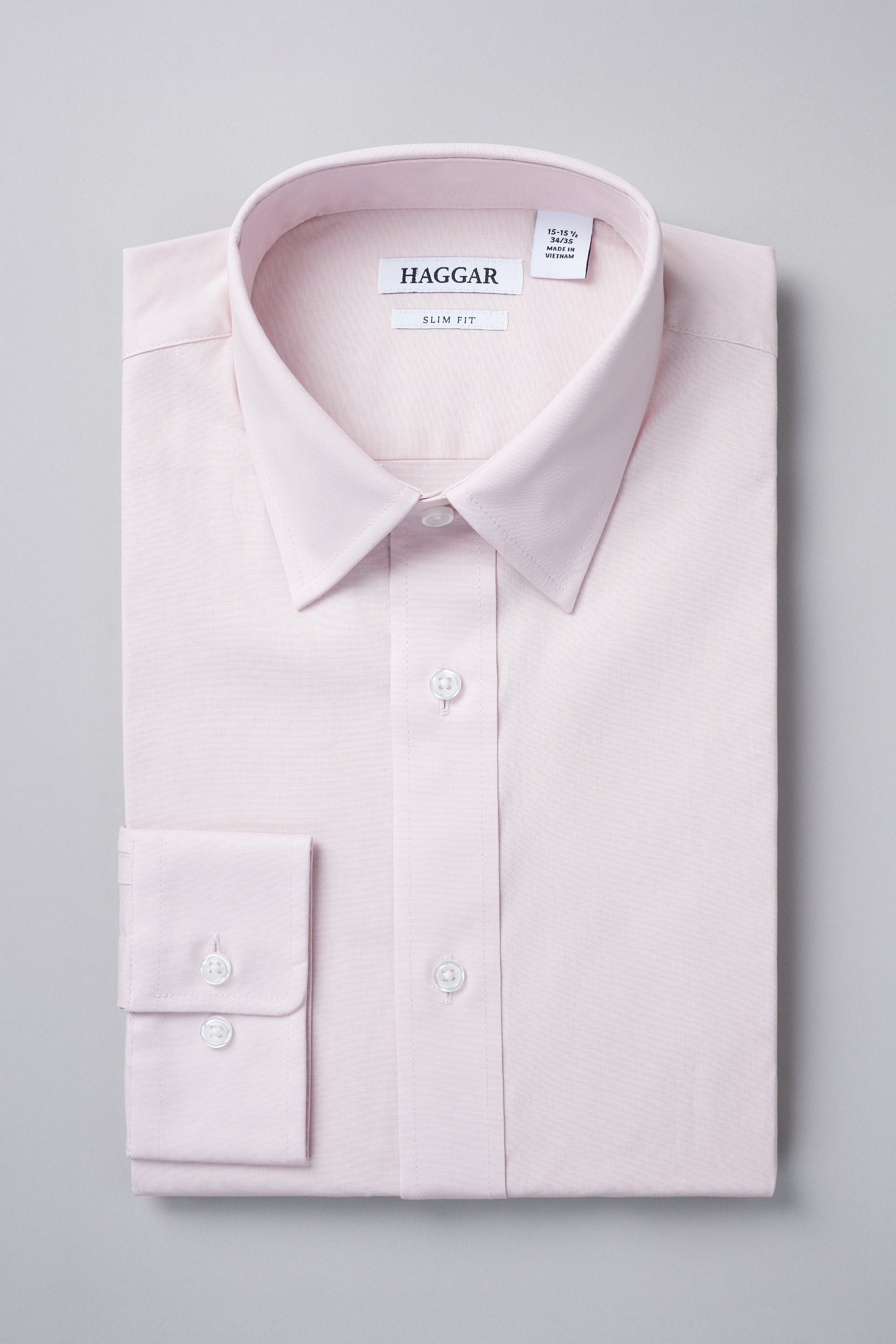 Premium Comfort Dress Shirt - Pink - Haggar.com