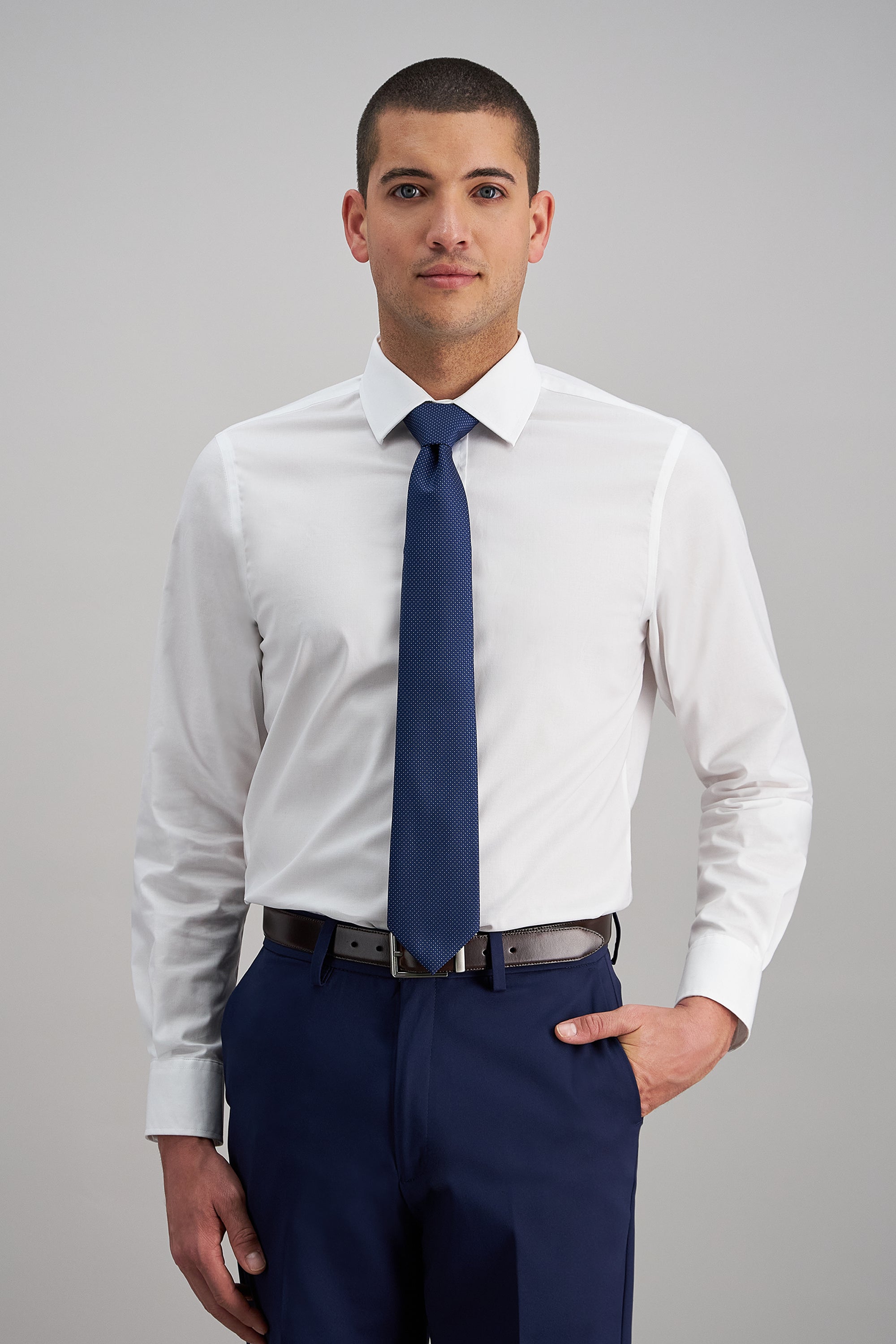 Premium Comfort Dress Shirt - White, , hi-res