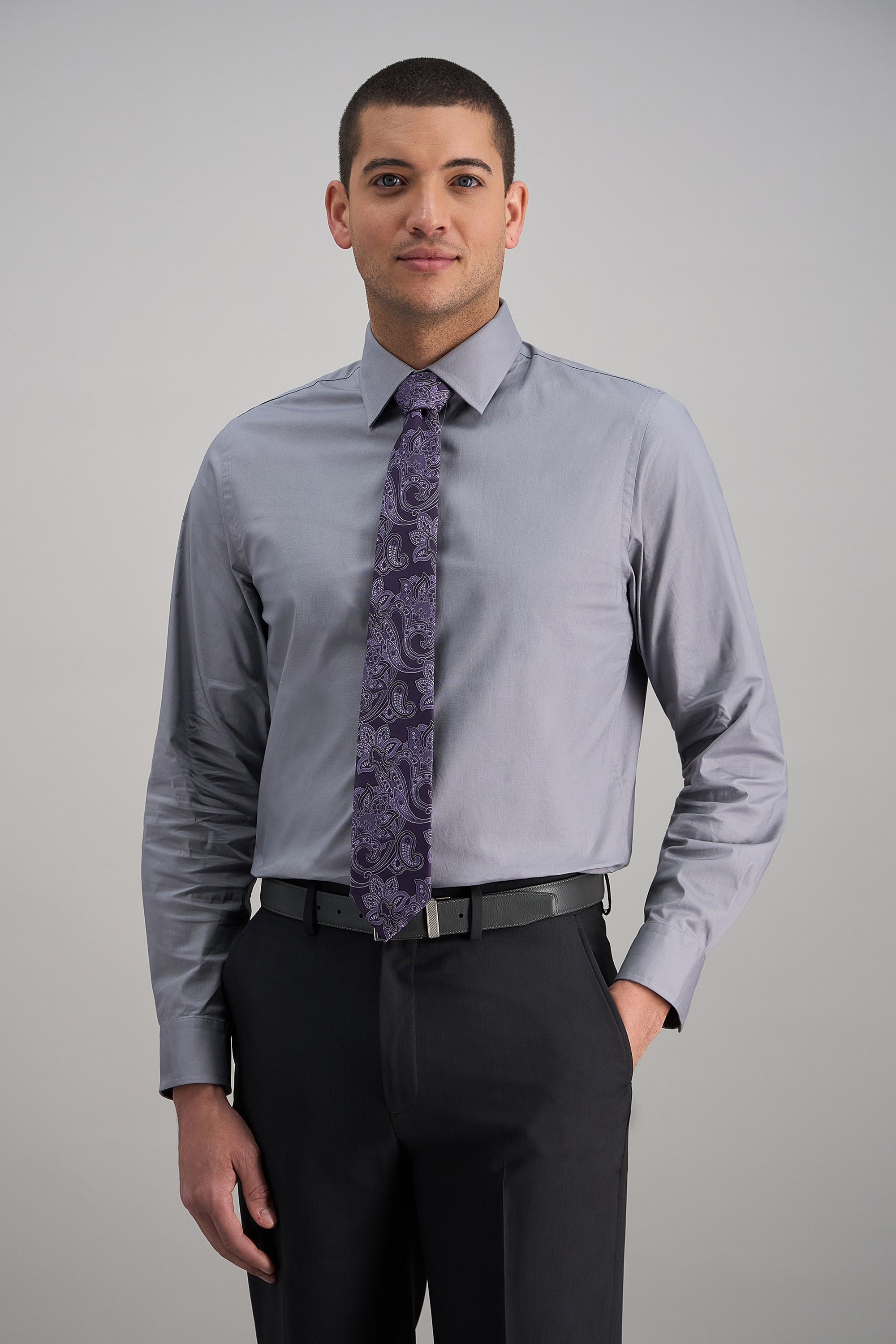 Premium Comfort Dress Shirt - Charcoal