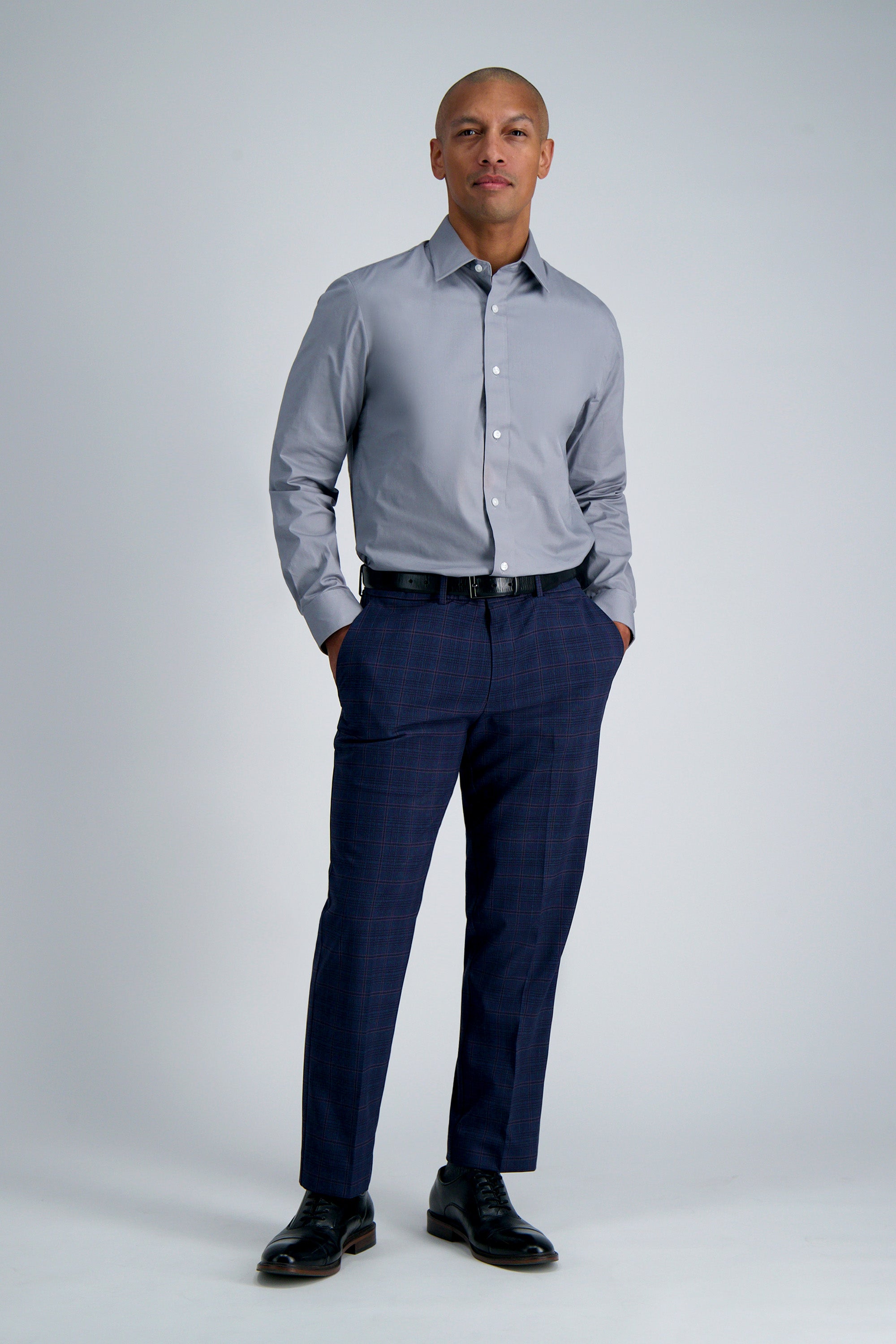 Premium Comfort Dress Shirt - Charcoal, , hi-res
