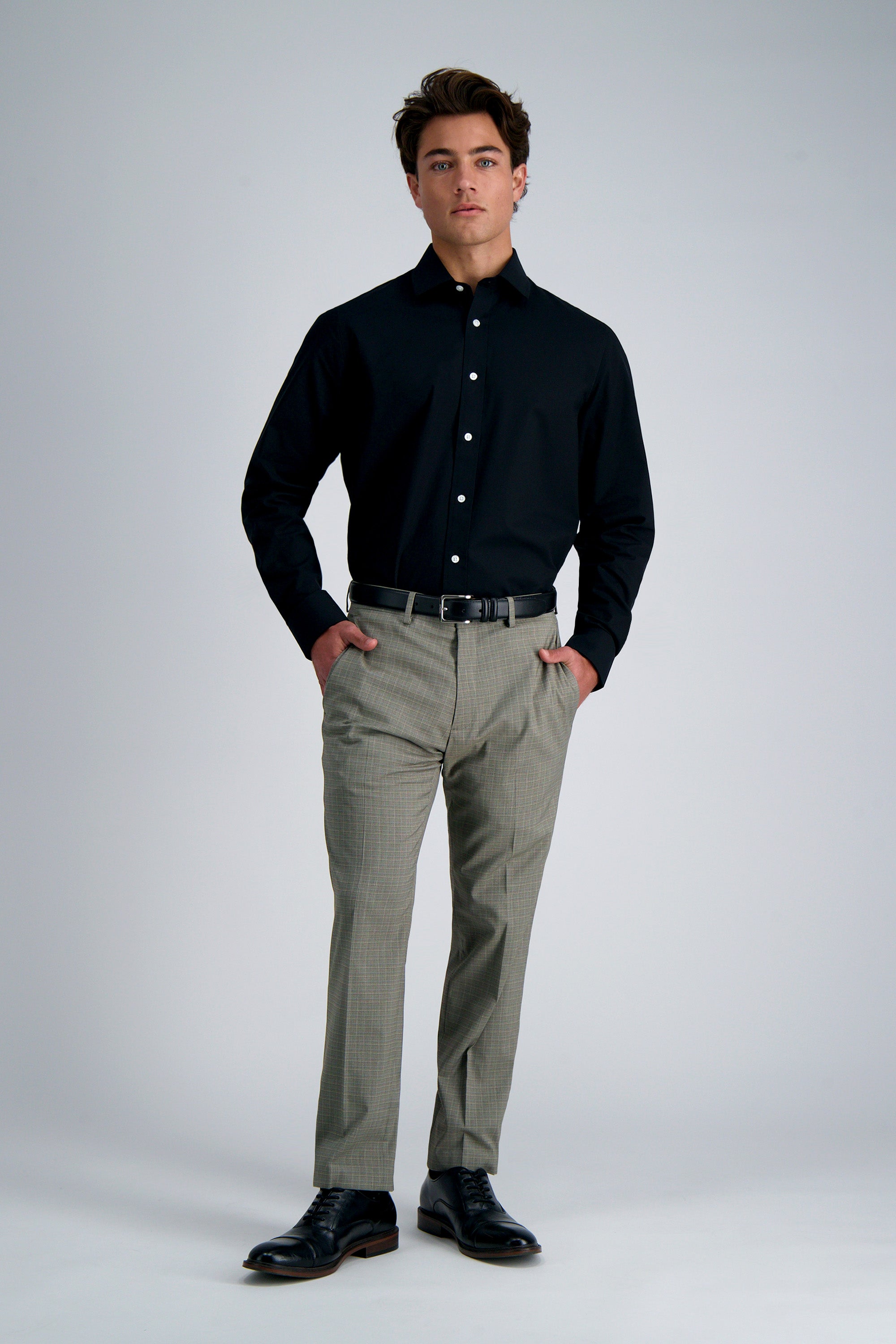 Premium Comfort Dress Shirt - Black, , hi-res