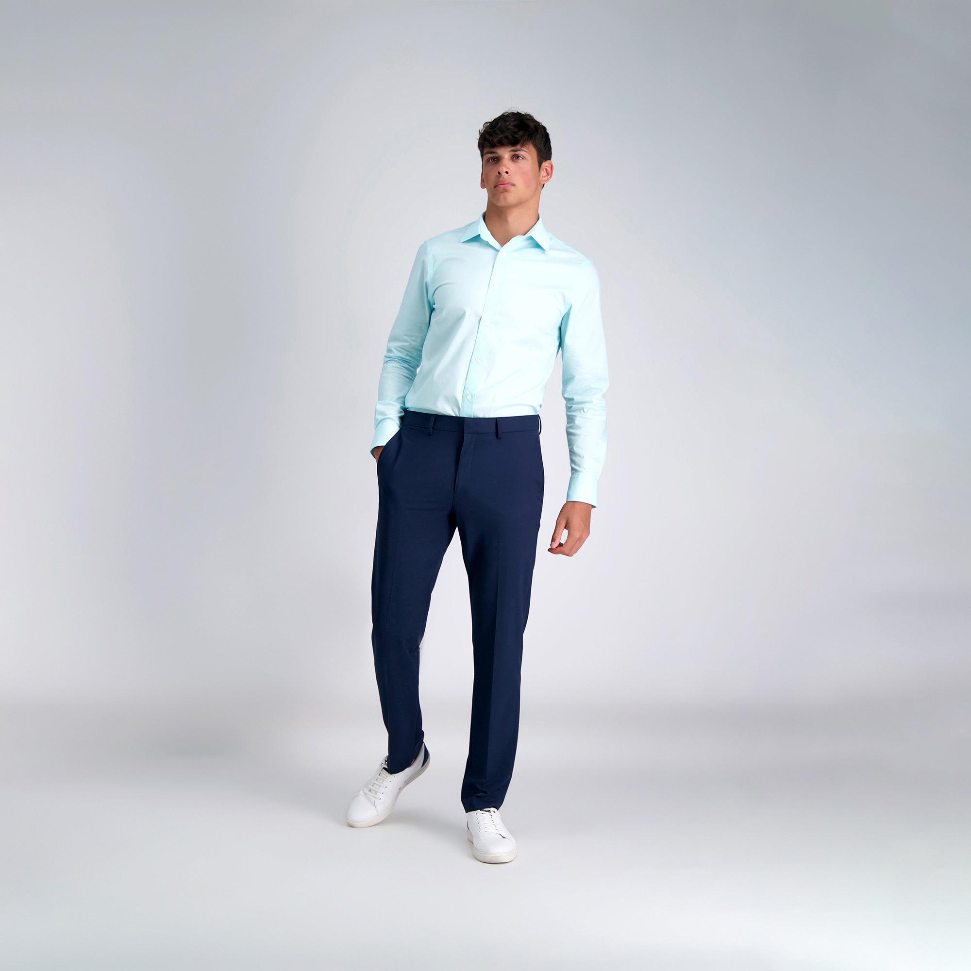 Performance Seafoam Dress Shirt, , hi-res