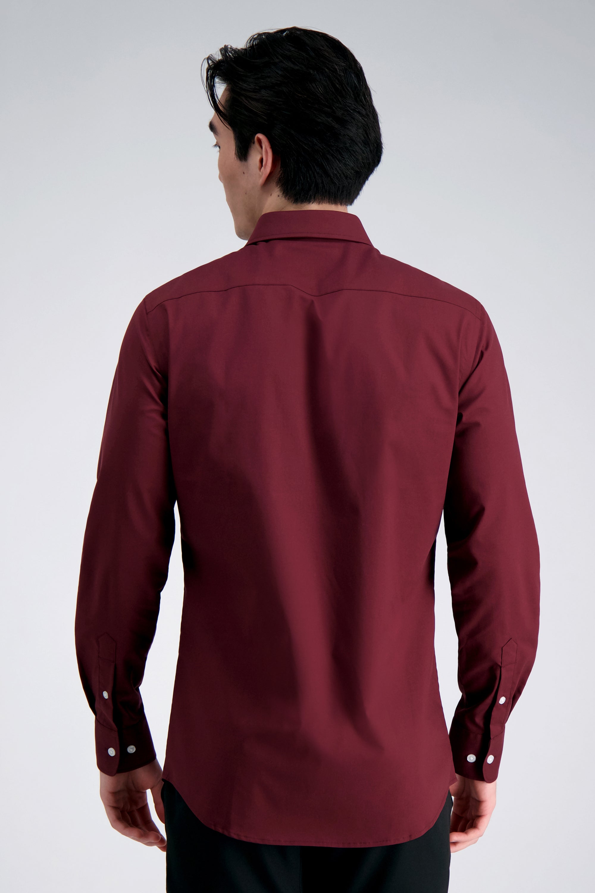 Premium Comfort Dress Shirt - Dark Red