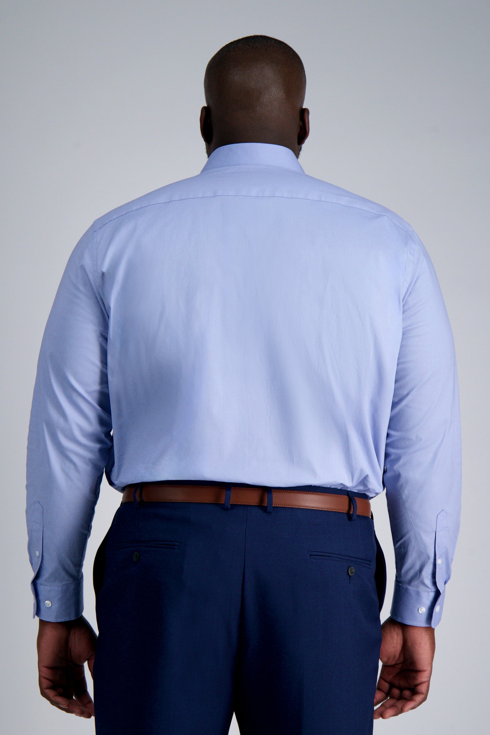 Premium Comfort Tall Dress Shirt - Blue, , hi-res