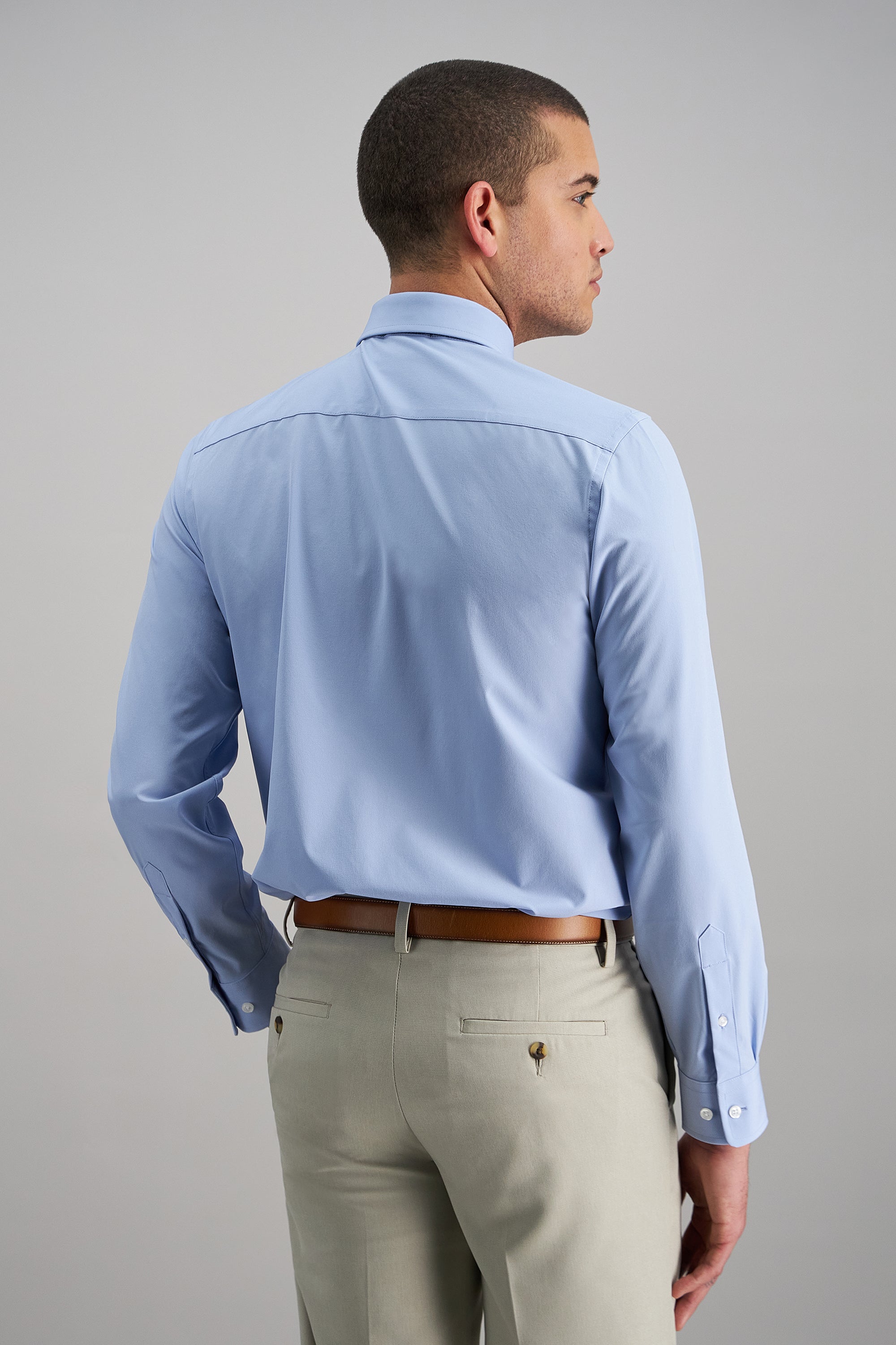 Smart Wash® Dress Shirt - Blue - Haggar.com