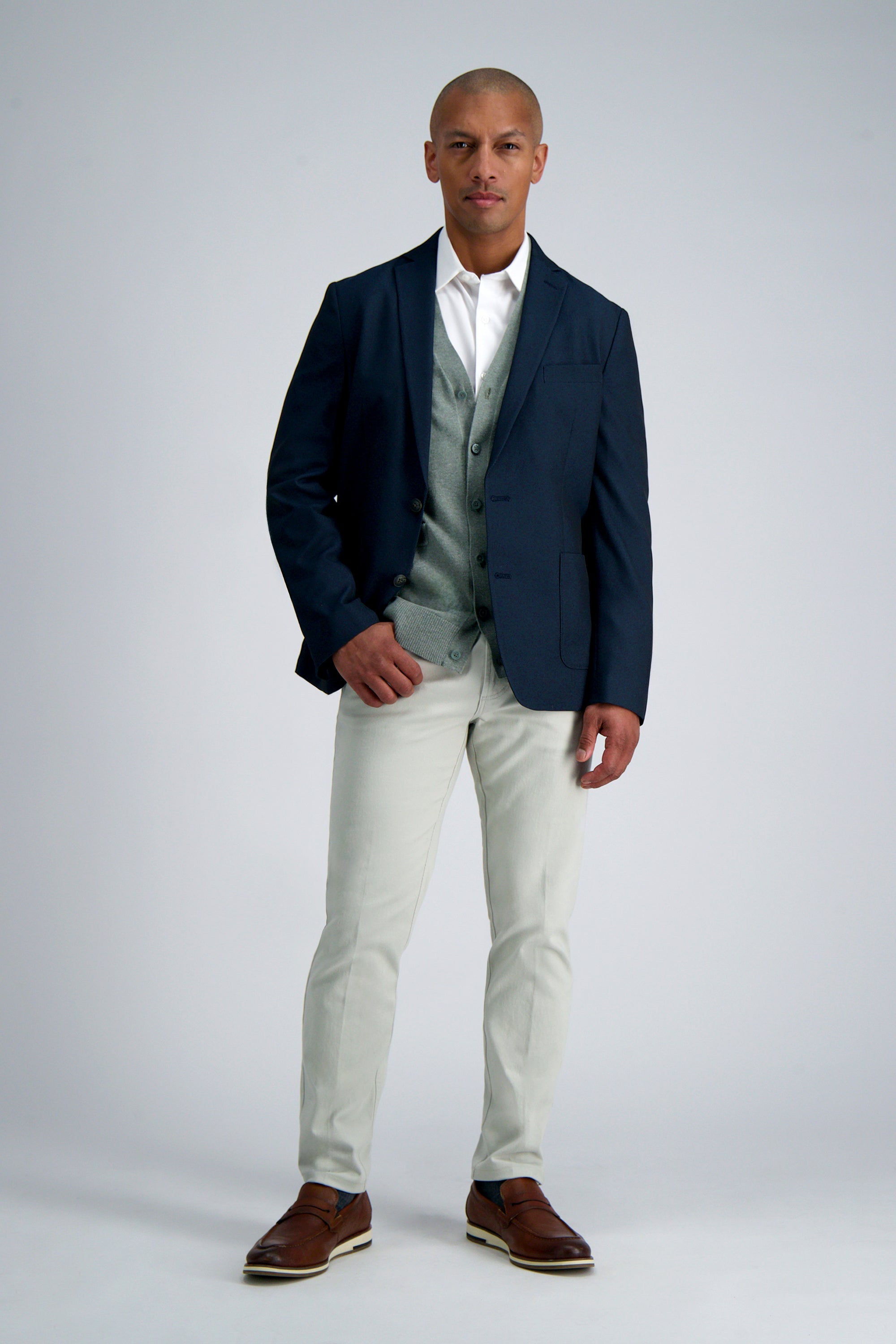 Smart Wash® Dress Shirt - White, , hi-res