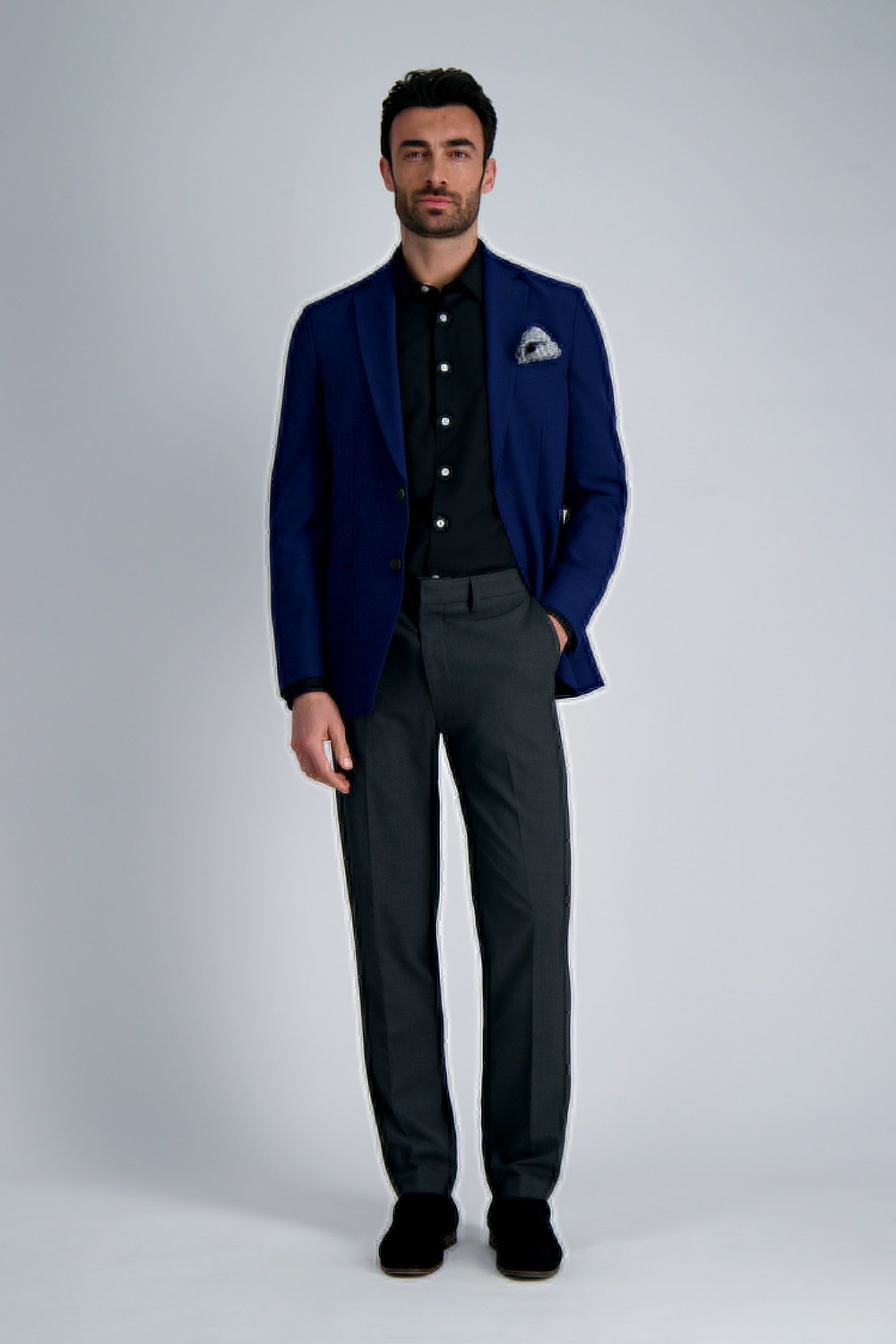 Smart Wash® Dress Shirt - Black, , hi-res