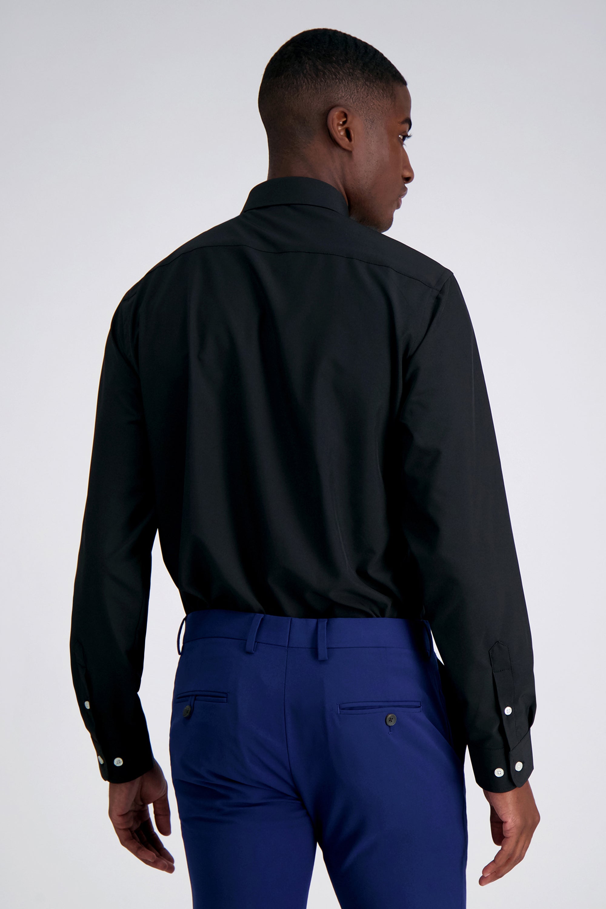 Performance Stretch Dress Shirt - Black, , hi-res