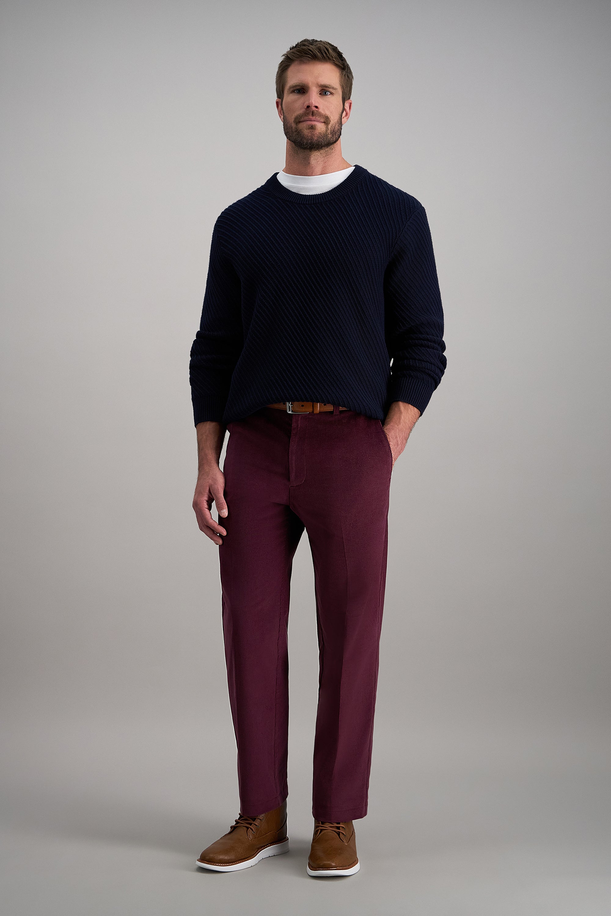 Stretch Corduroy Pant - Haggar.com