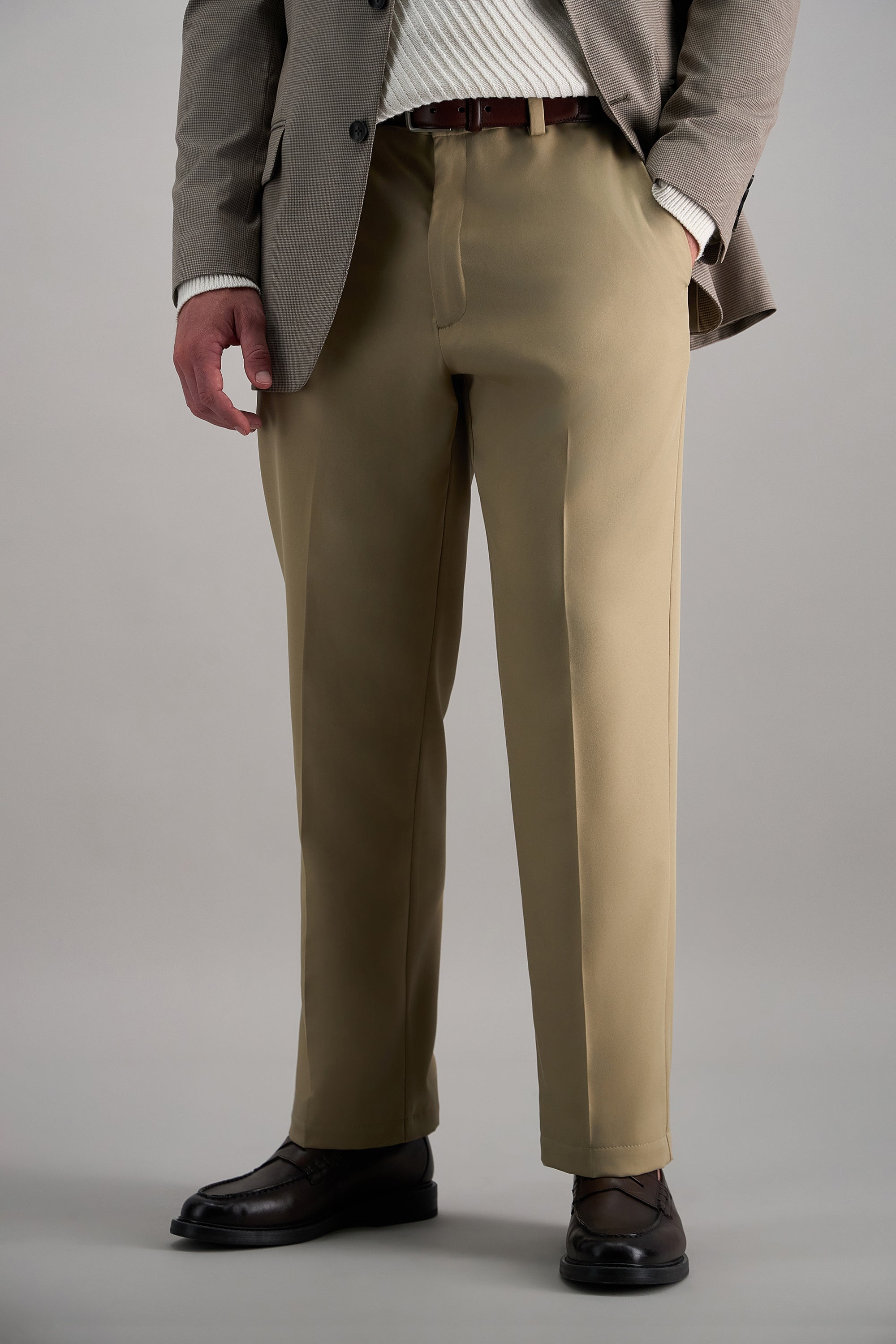 Cool 18® Pro Pant - Khaki - Haggar.com#color_khaki