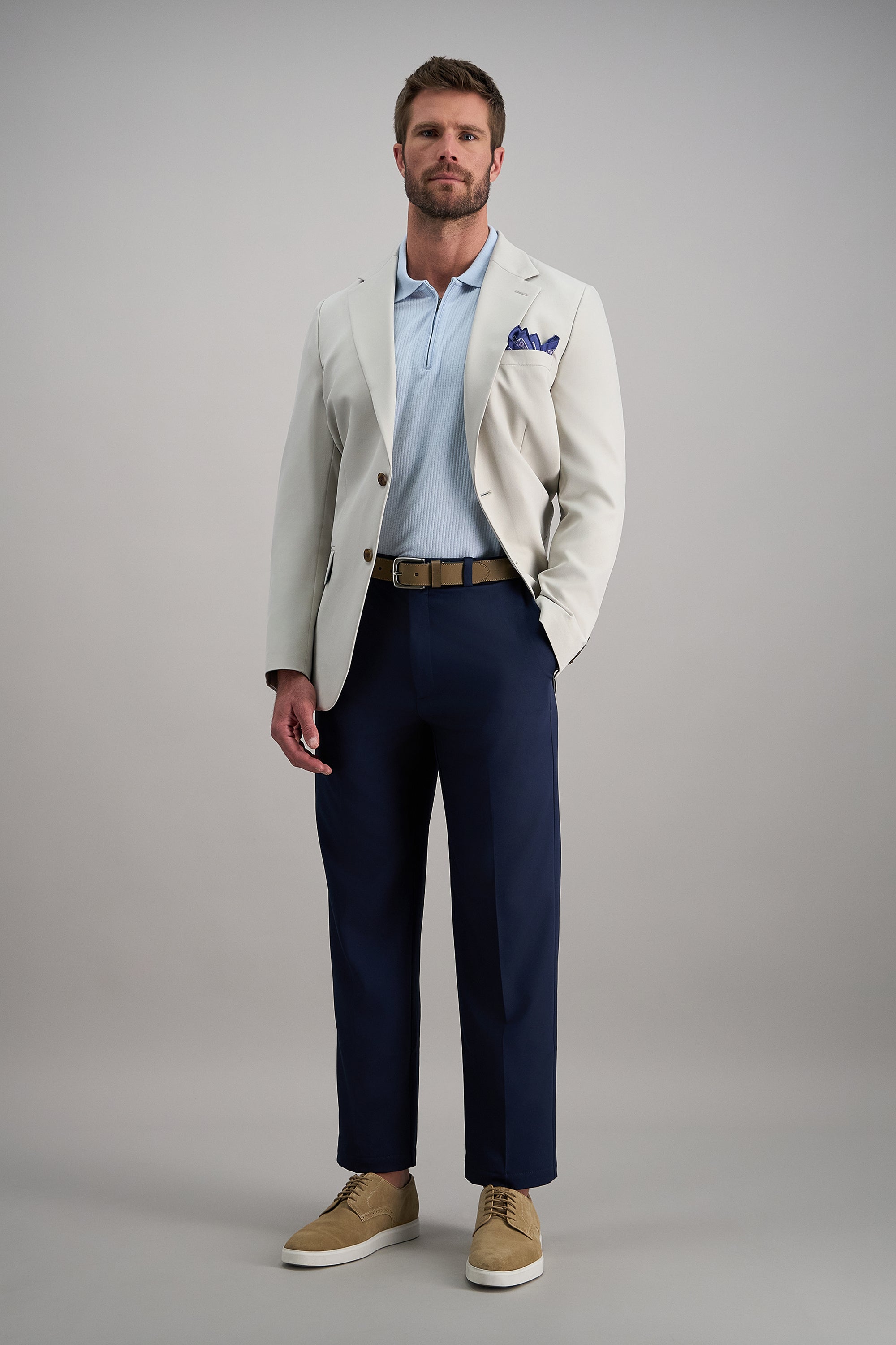 Cool 18® Pro Pant - Navy - Haggar.com#color_navy
