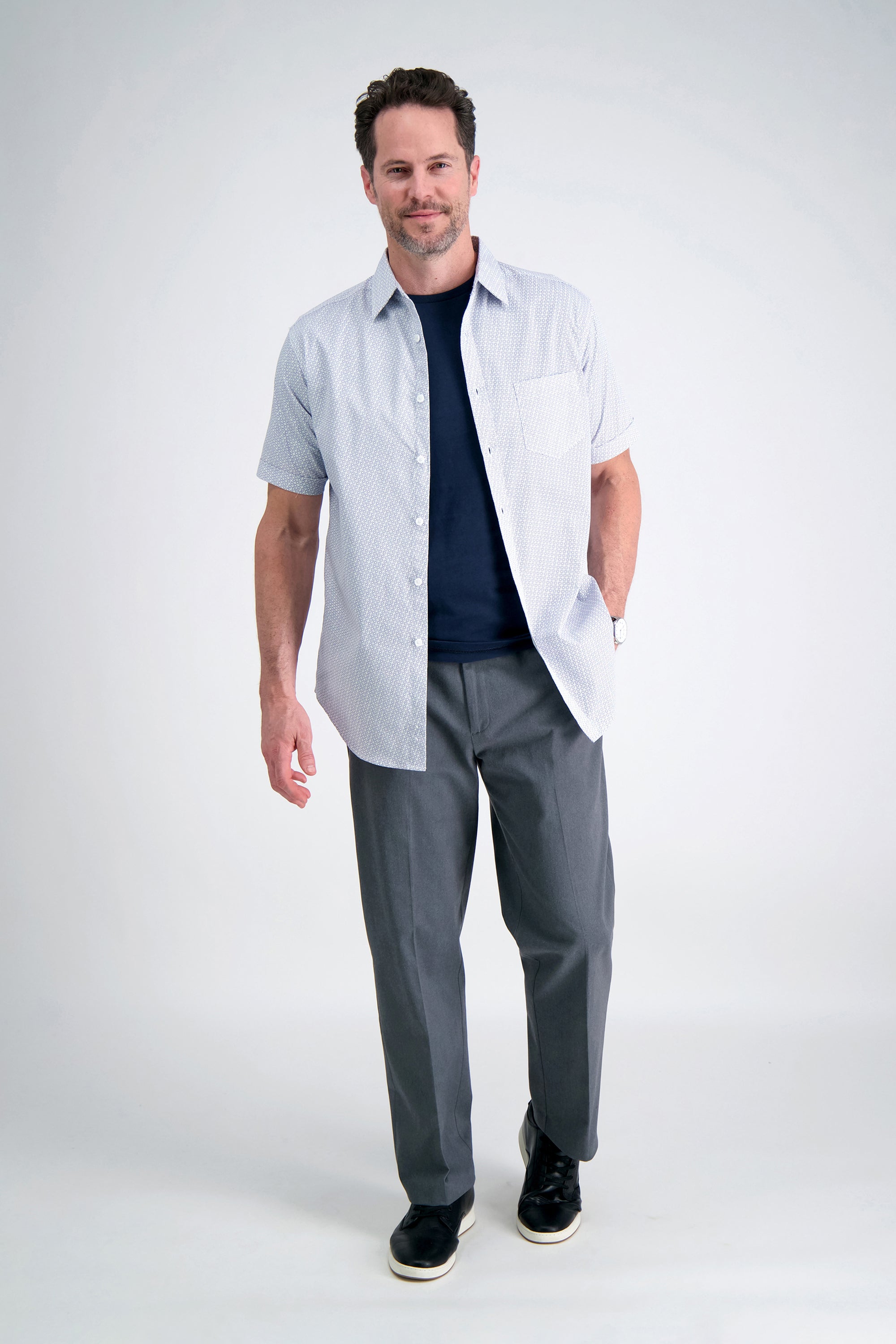 Premium No Iron Khaki Heather , , hi-res