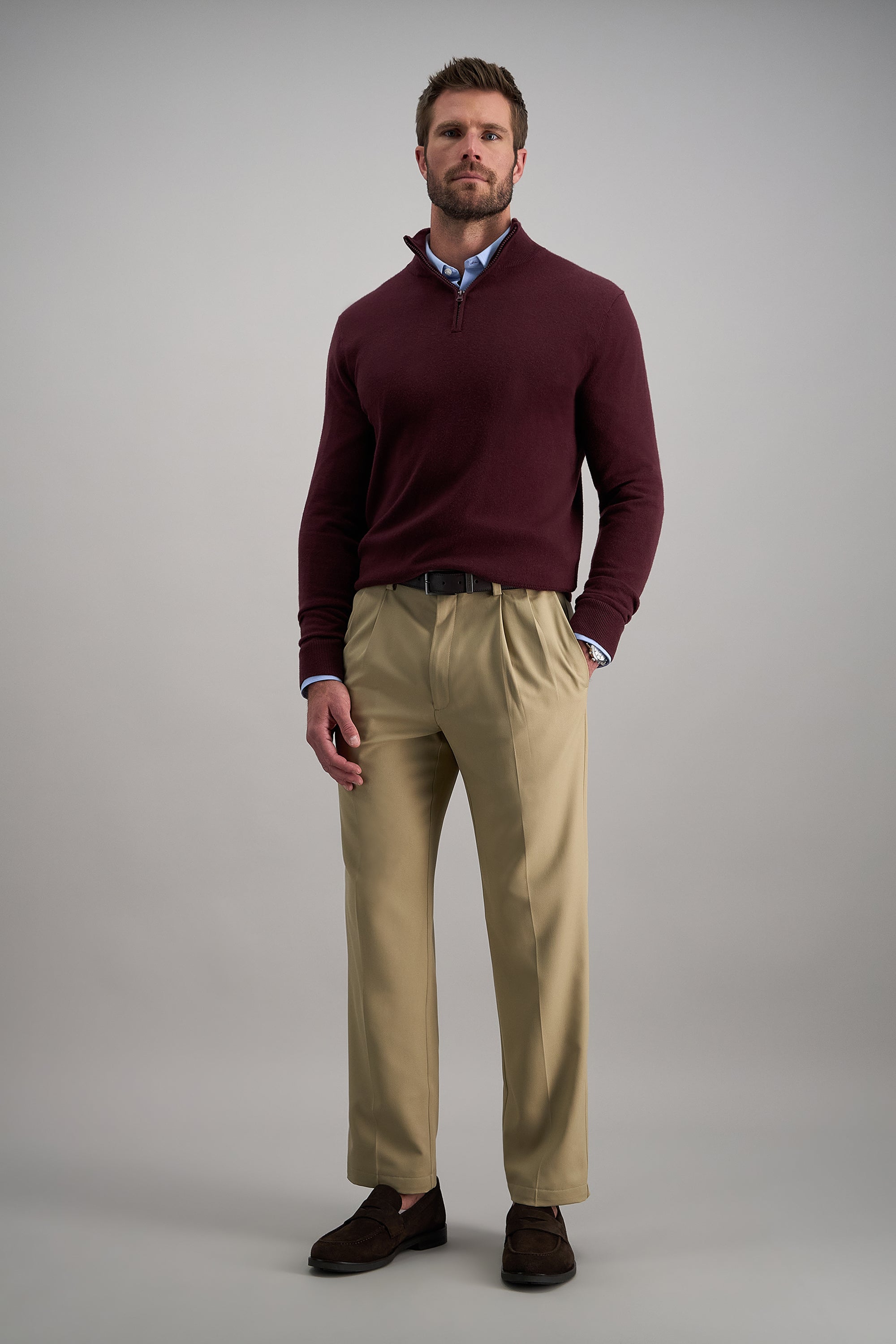 Cool 18® Pro Pant - Khaki - Haggar.com