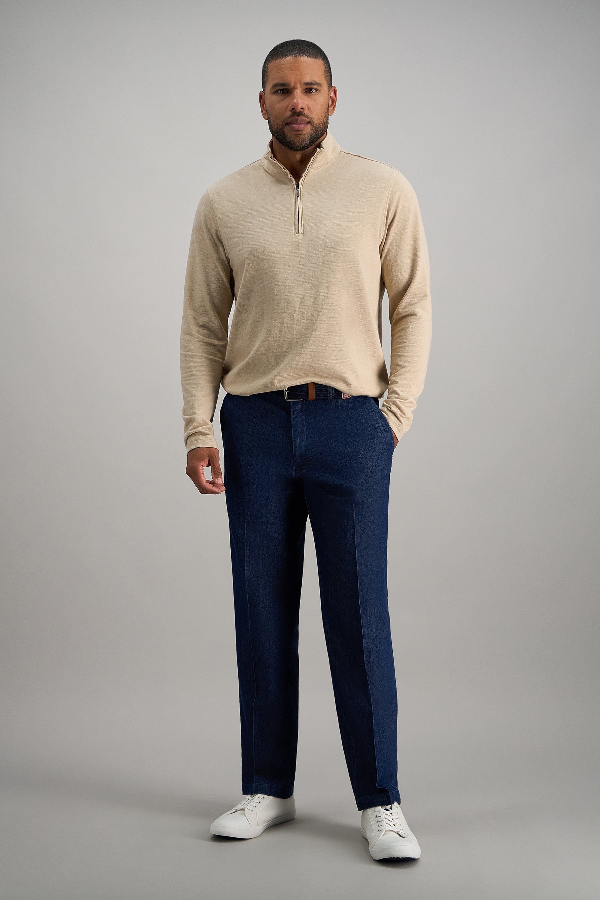 Stretch Denim Trouser - Haggar.com