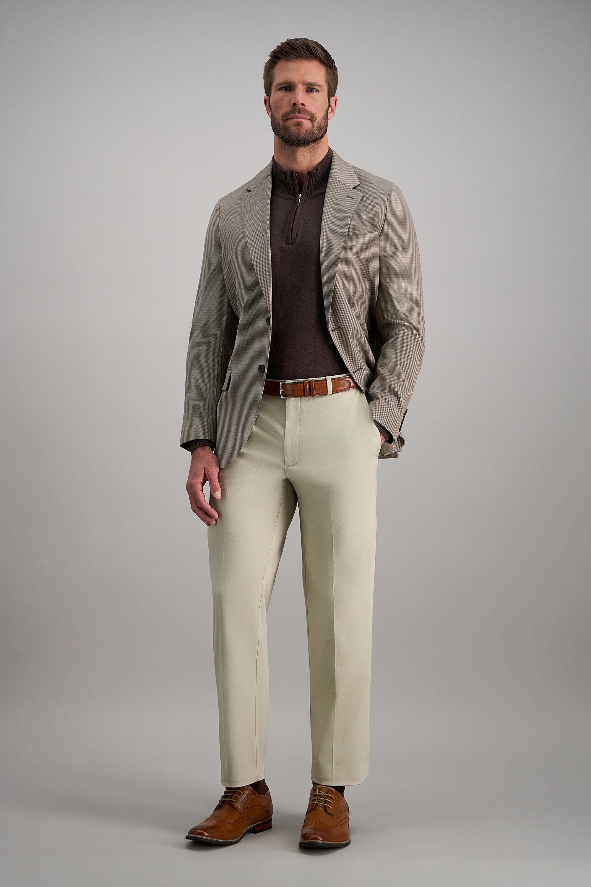 Iron Free Premium Khaki