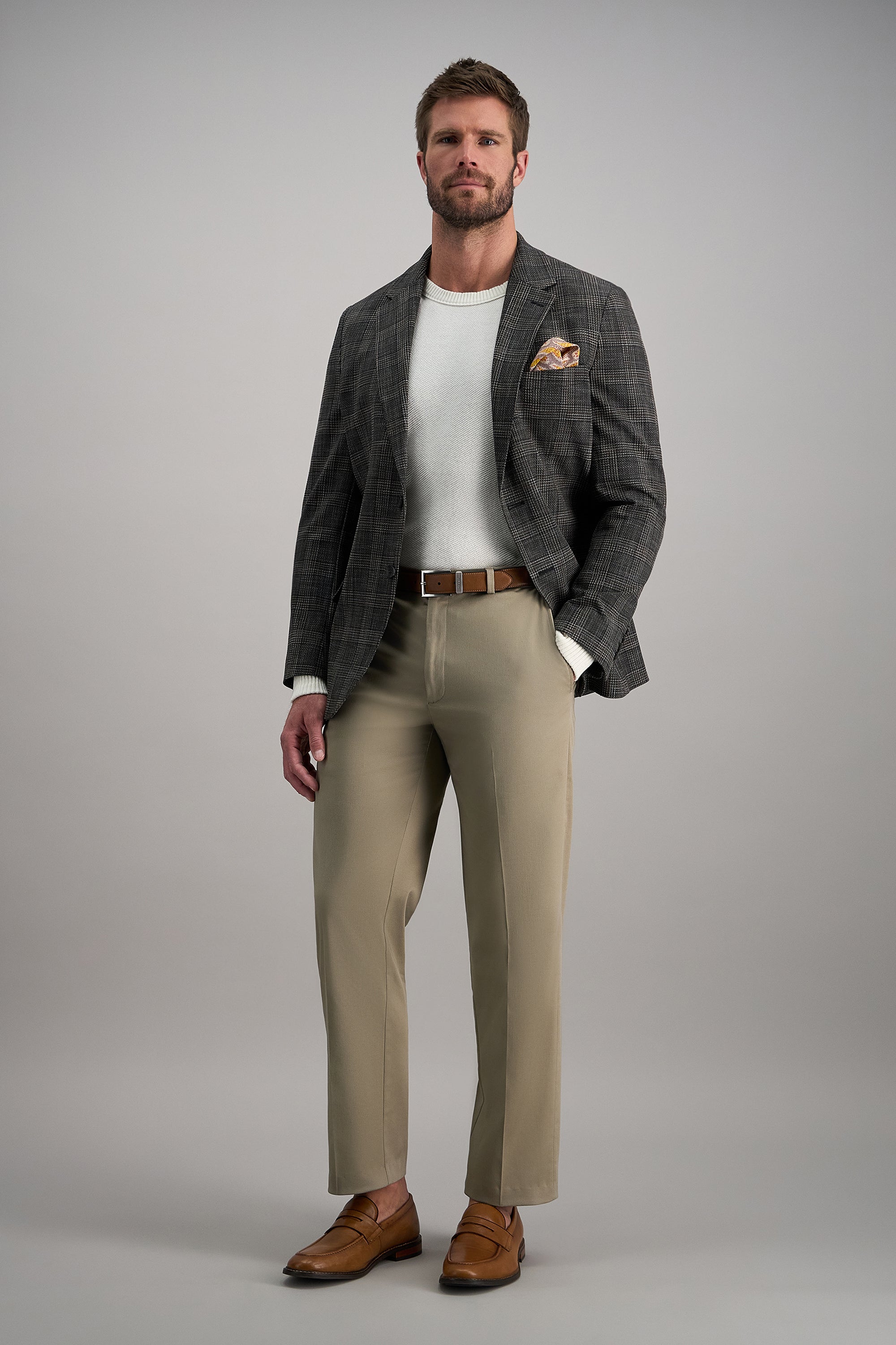 Iron Free Premium Khaki - Haggar.com