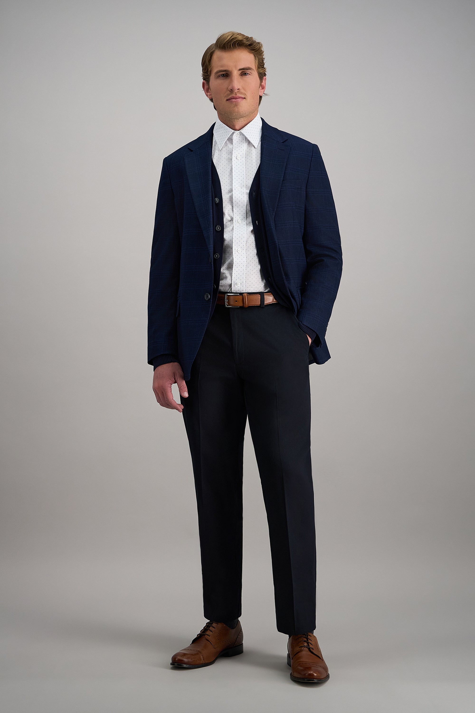 Wrinkle Free Performance Khaki Pant - Haggar.com