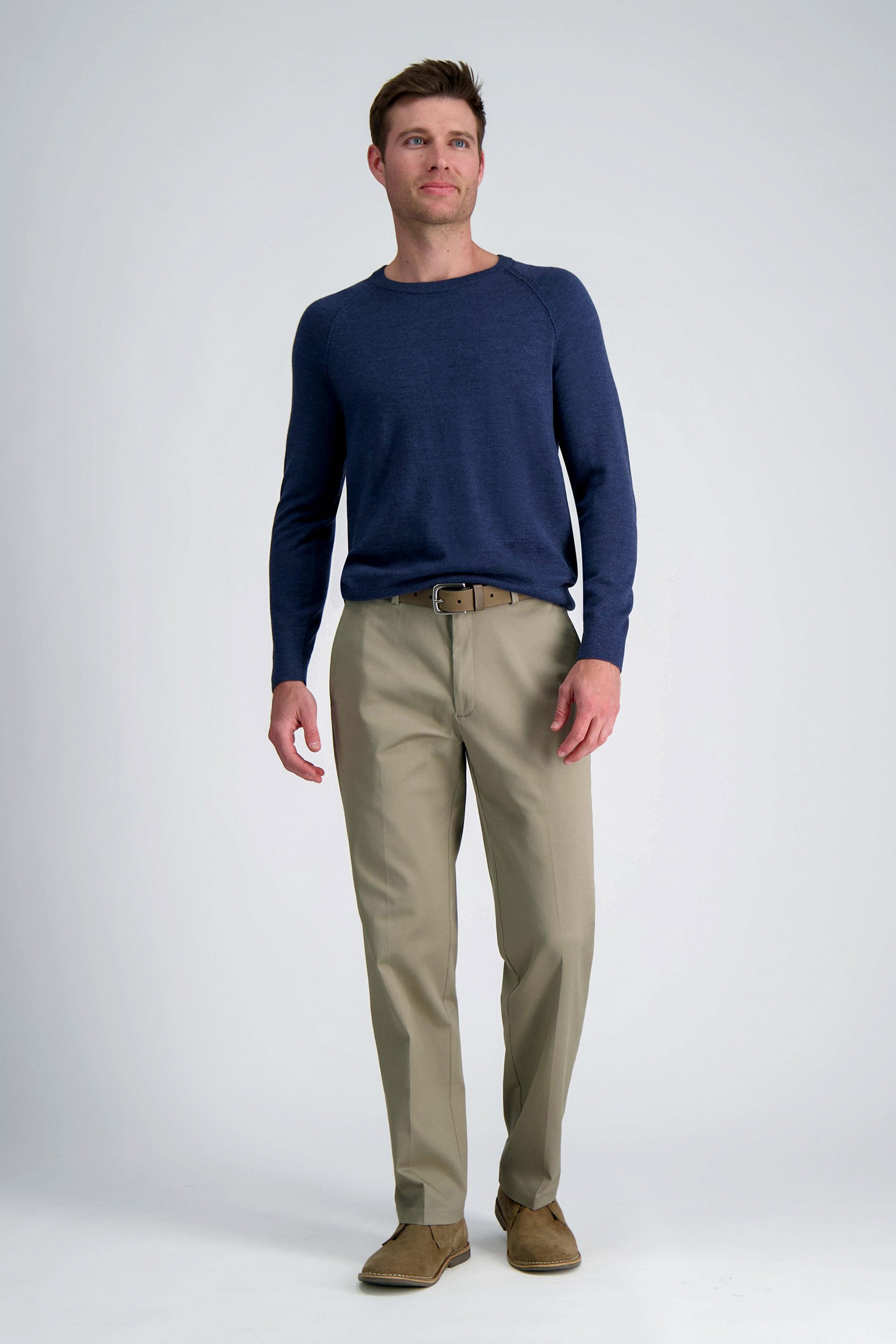 Wrinkle Free Performance Khaki Pant, , hi-res