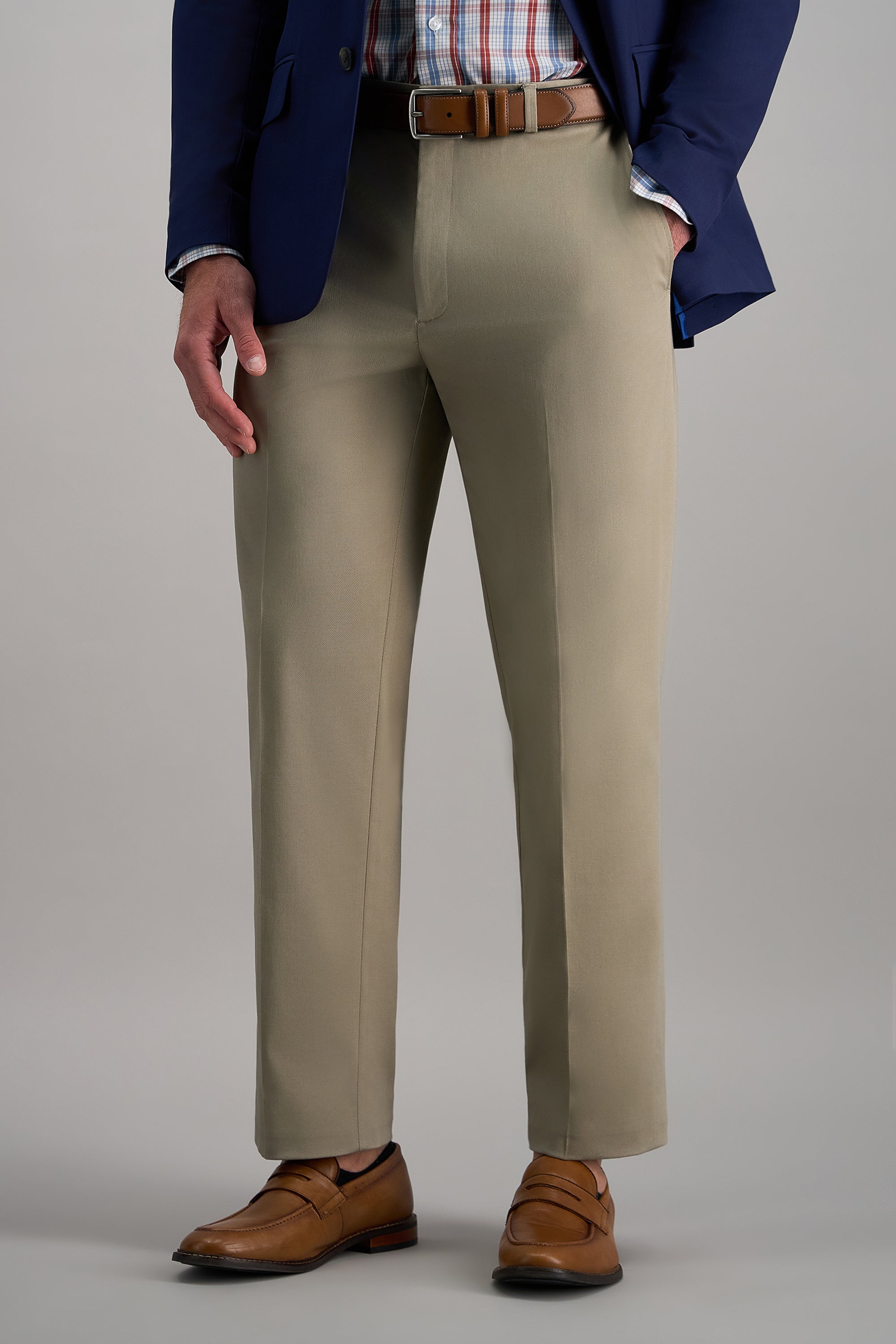 Wrinkle Free Performance Khaki Pant - Haggar.com