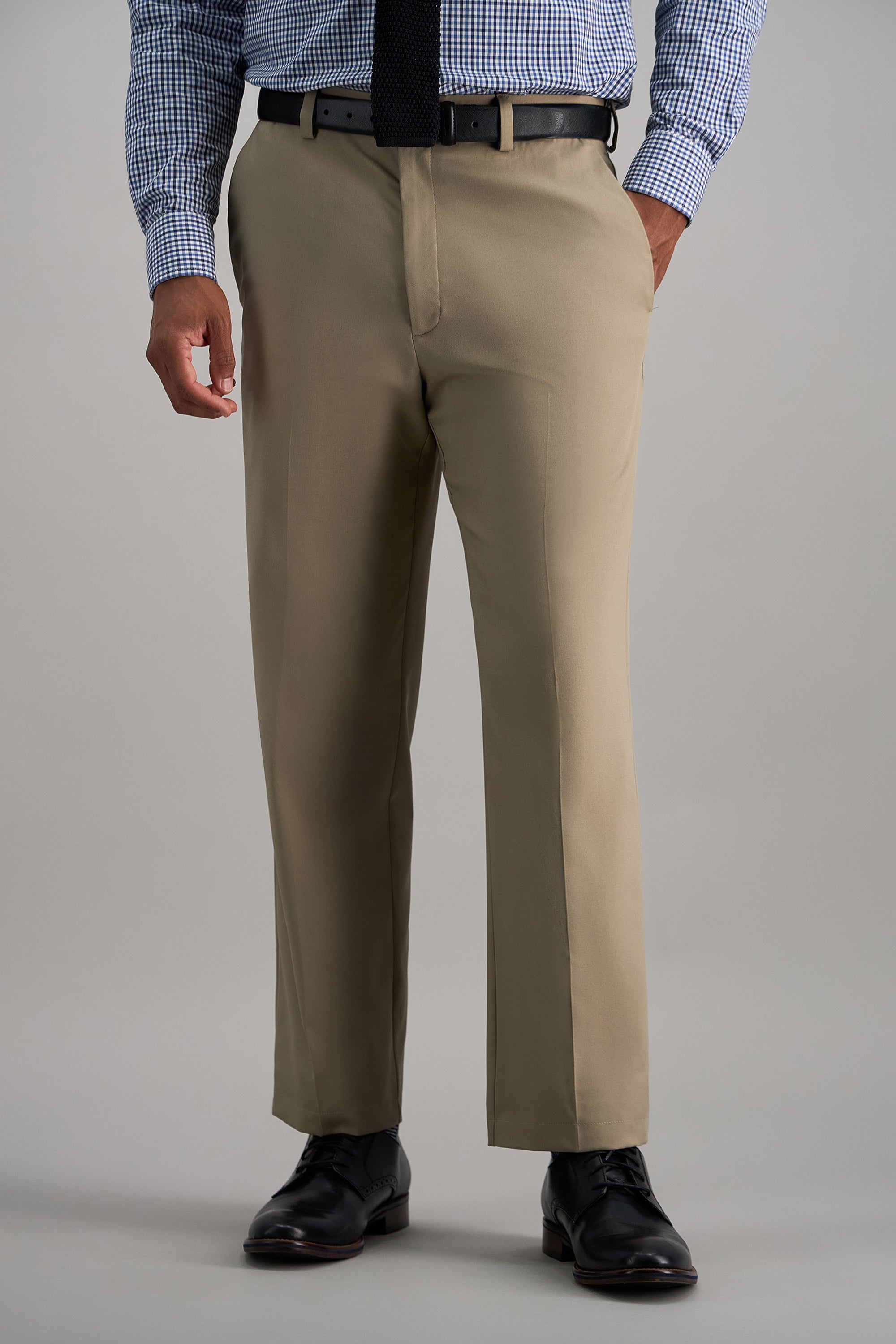 Haggar Cool Right Performance Flex Pants, Flat Front in Midnight | Size: 34 X 30 Haggar Cool Right Performance Flex Pants, Flat Front in Midnight | Size: 34 X 30