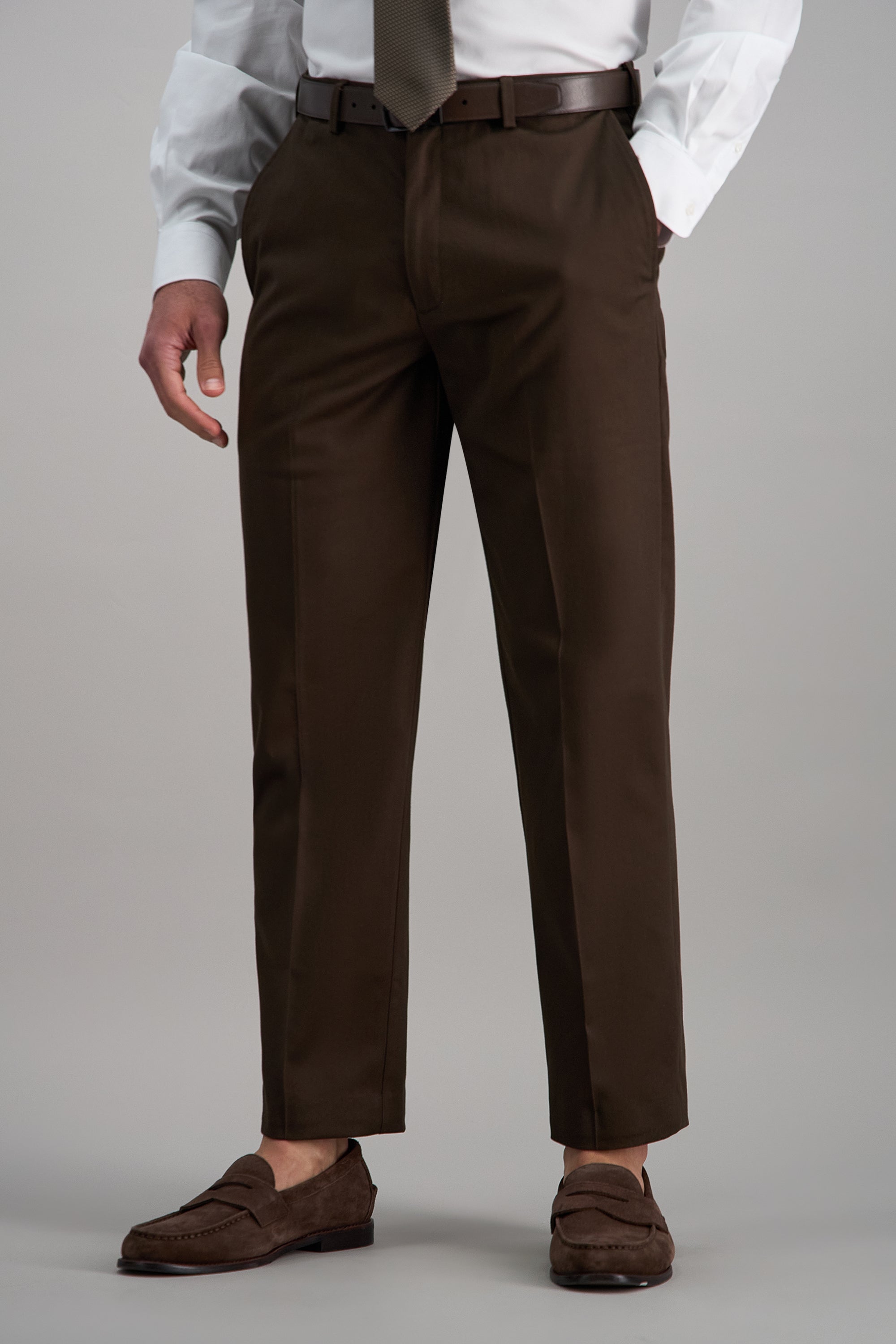 Premium No Iron Khaki - Haggar.com
