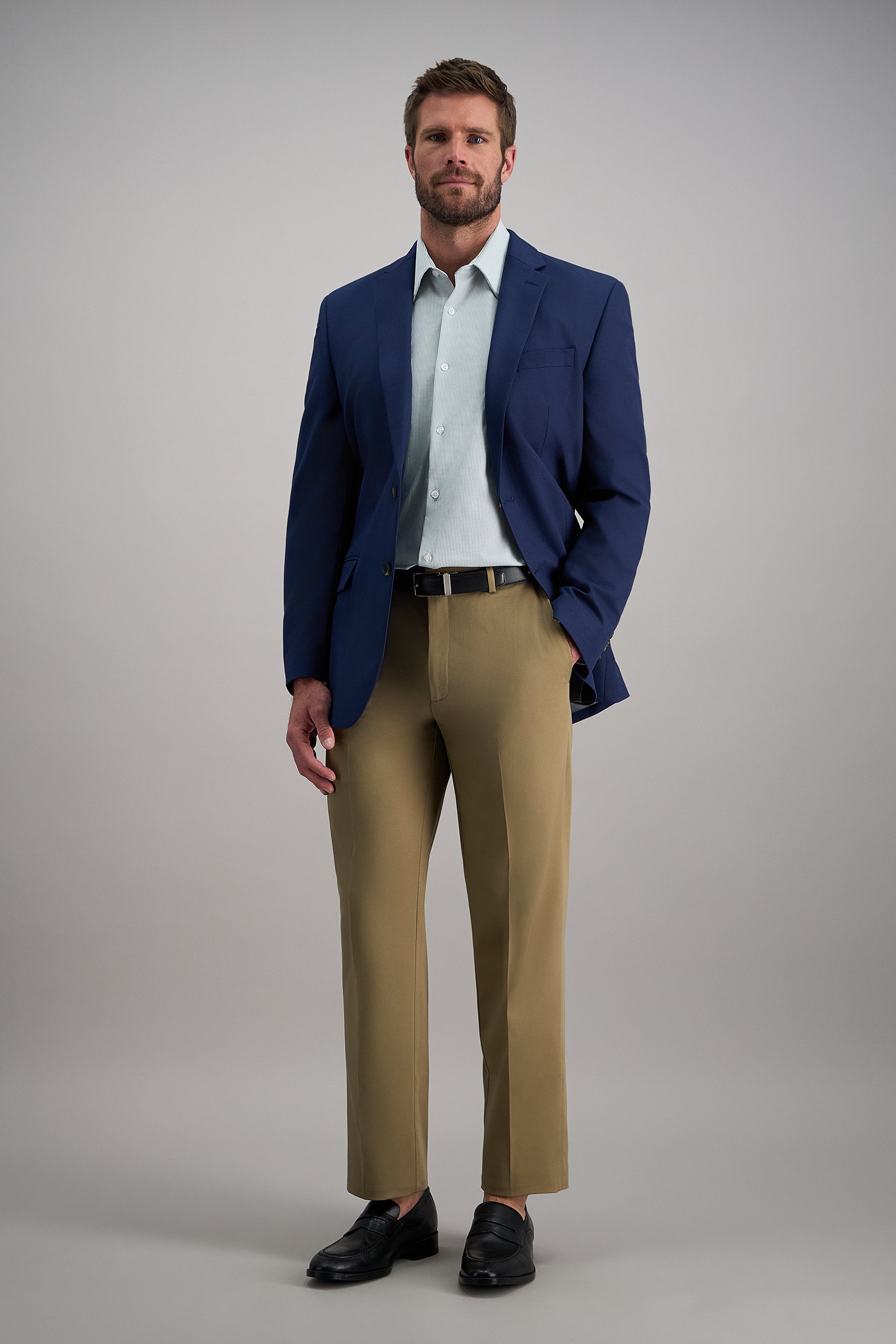 Premium No Iron Khaki