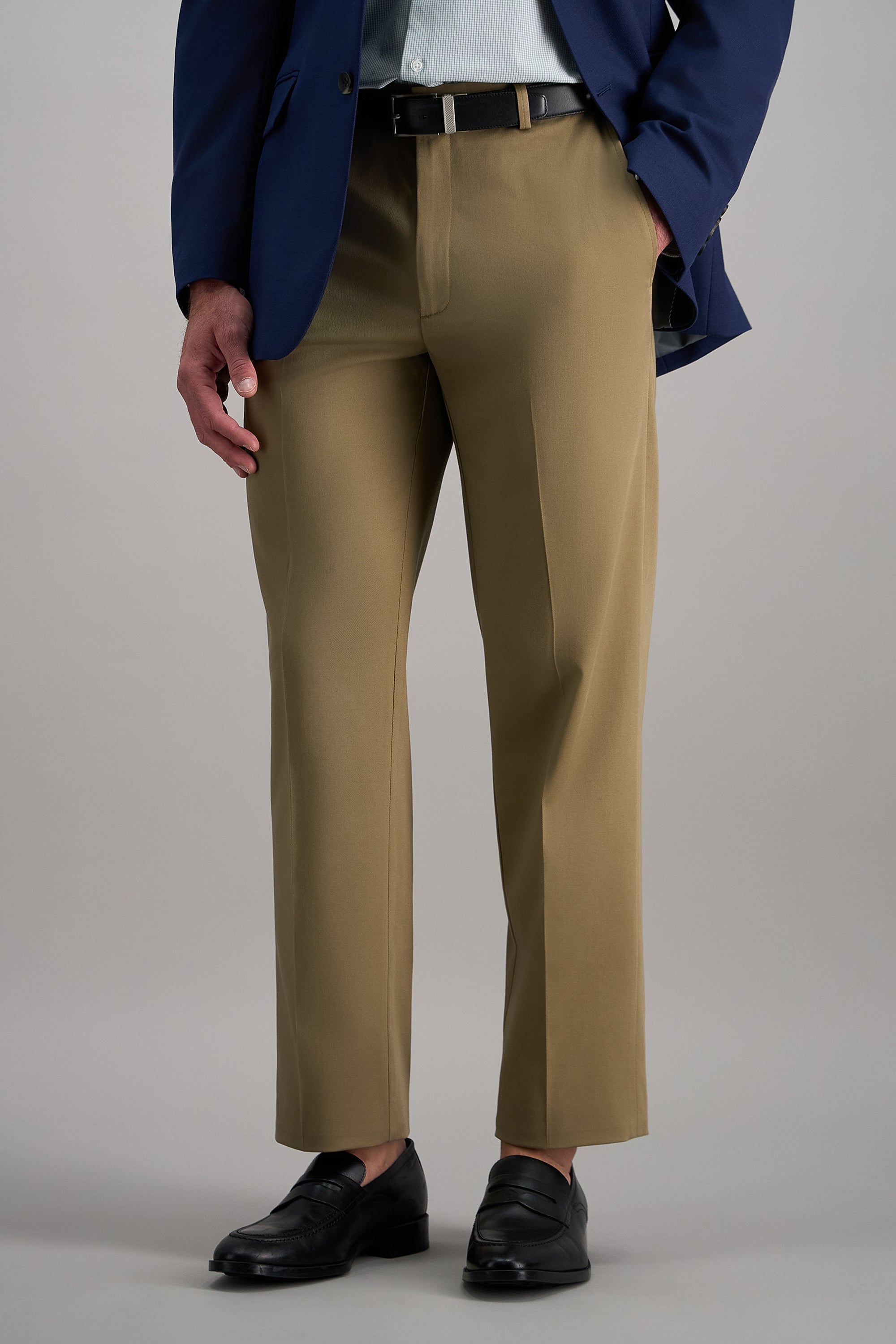 Premium No Iron Khaki - Haggar.com