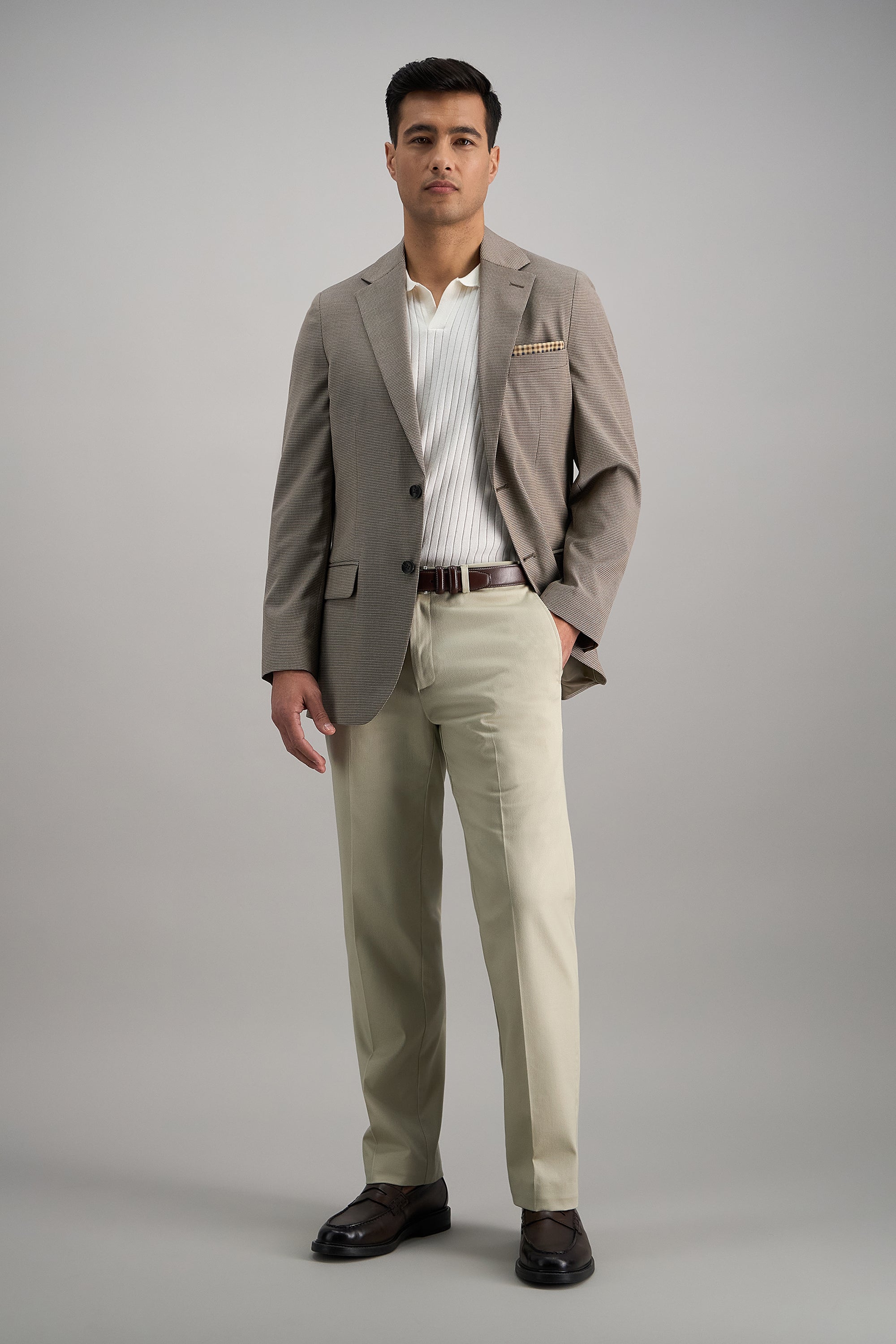 Premium No Iron Khaki - Haggar.com