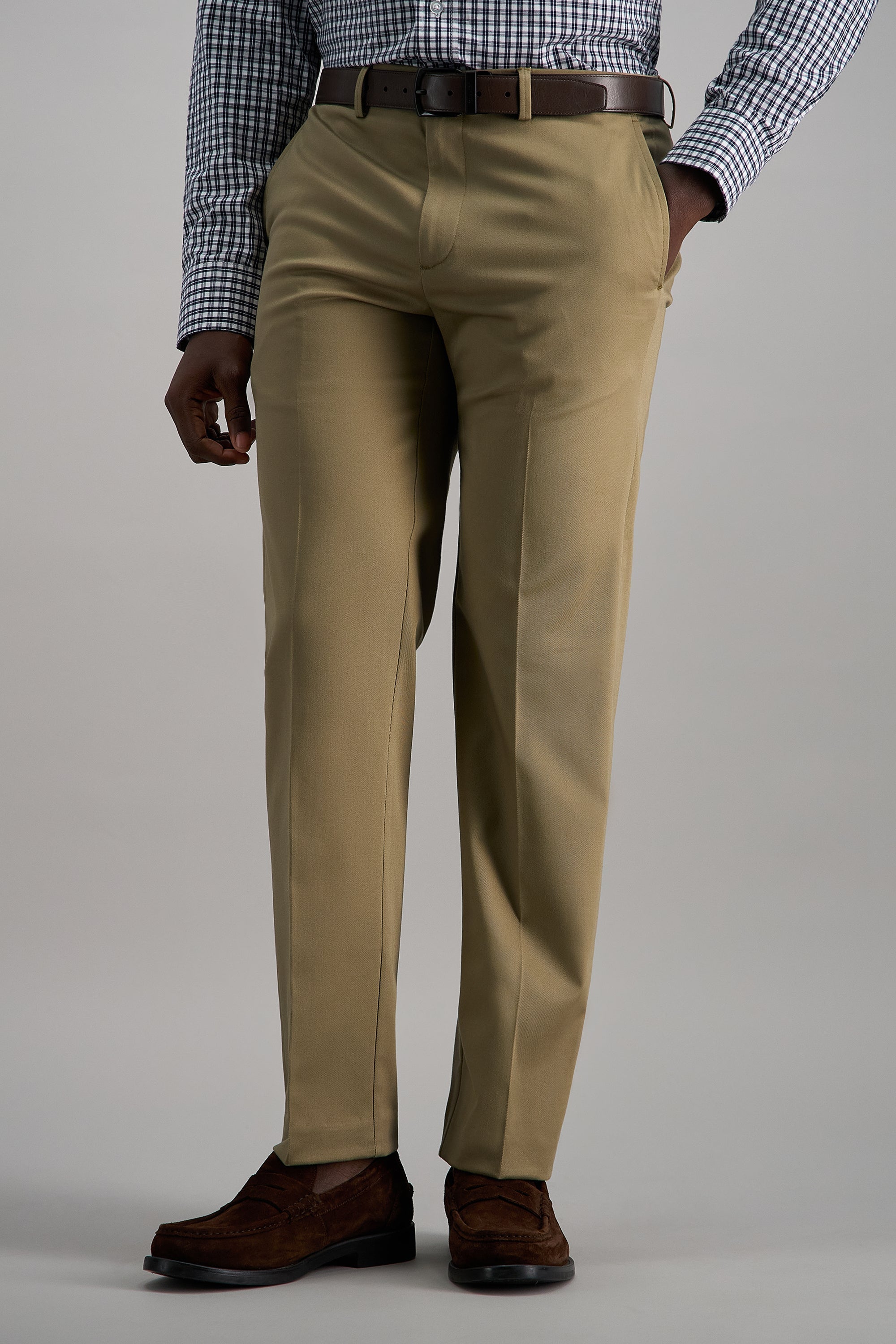 Premium No Iron Khaki - Haggar.com