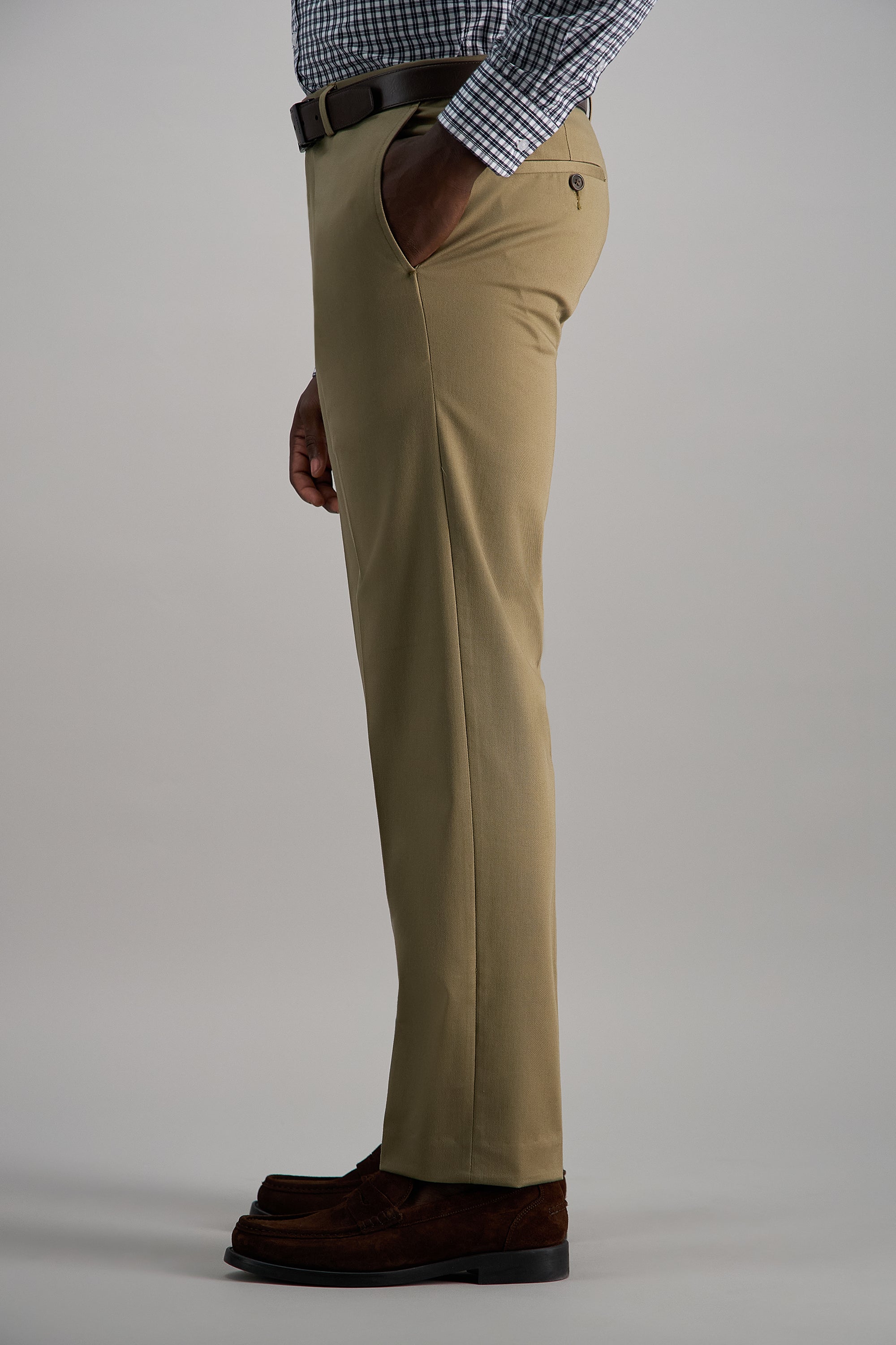 Premium No Iron Khaki - Haggar.com