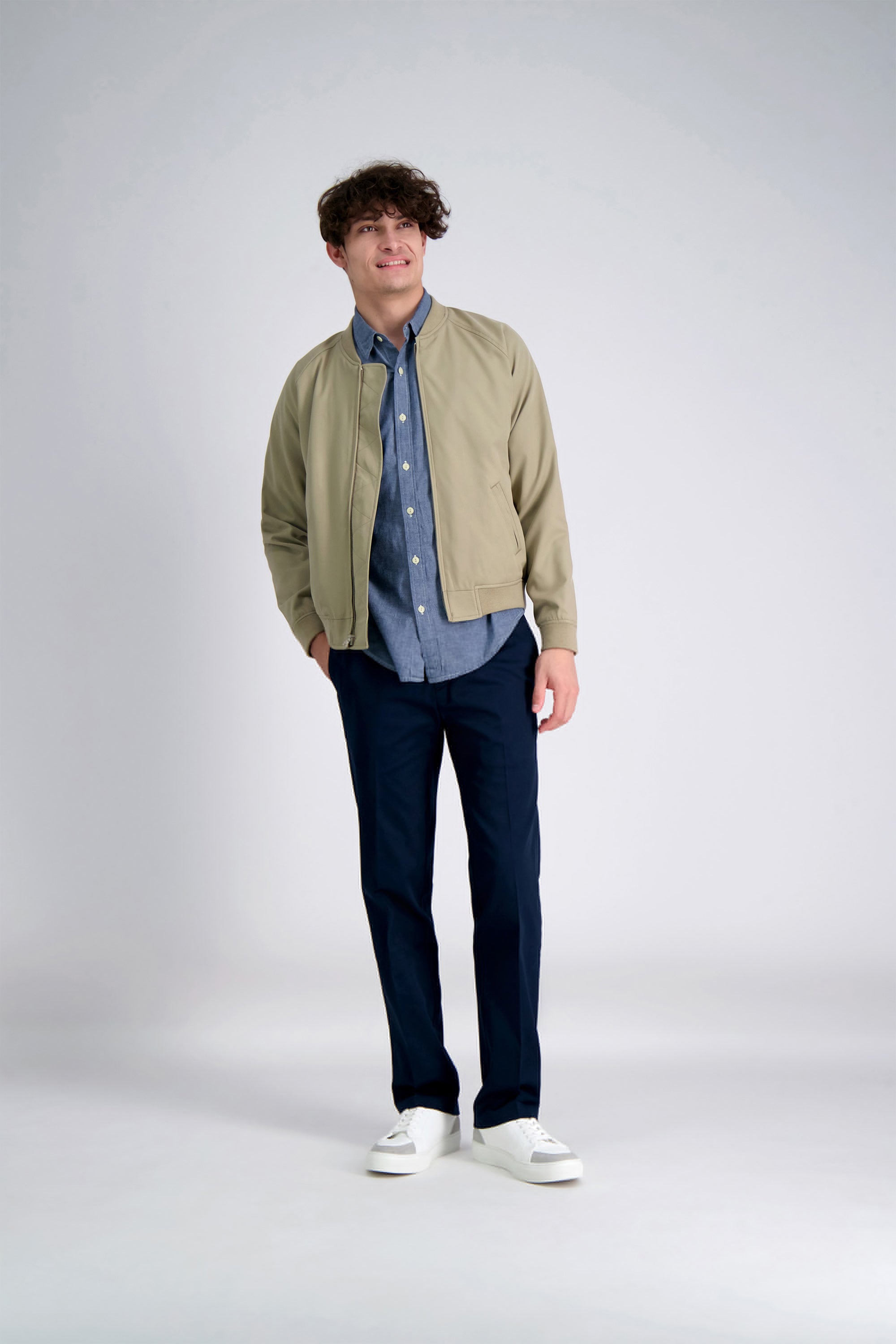 Premium No Iron Khaki, , hi-res