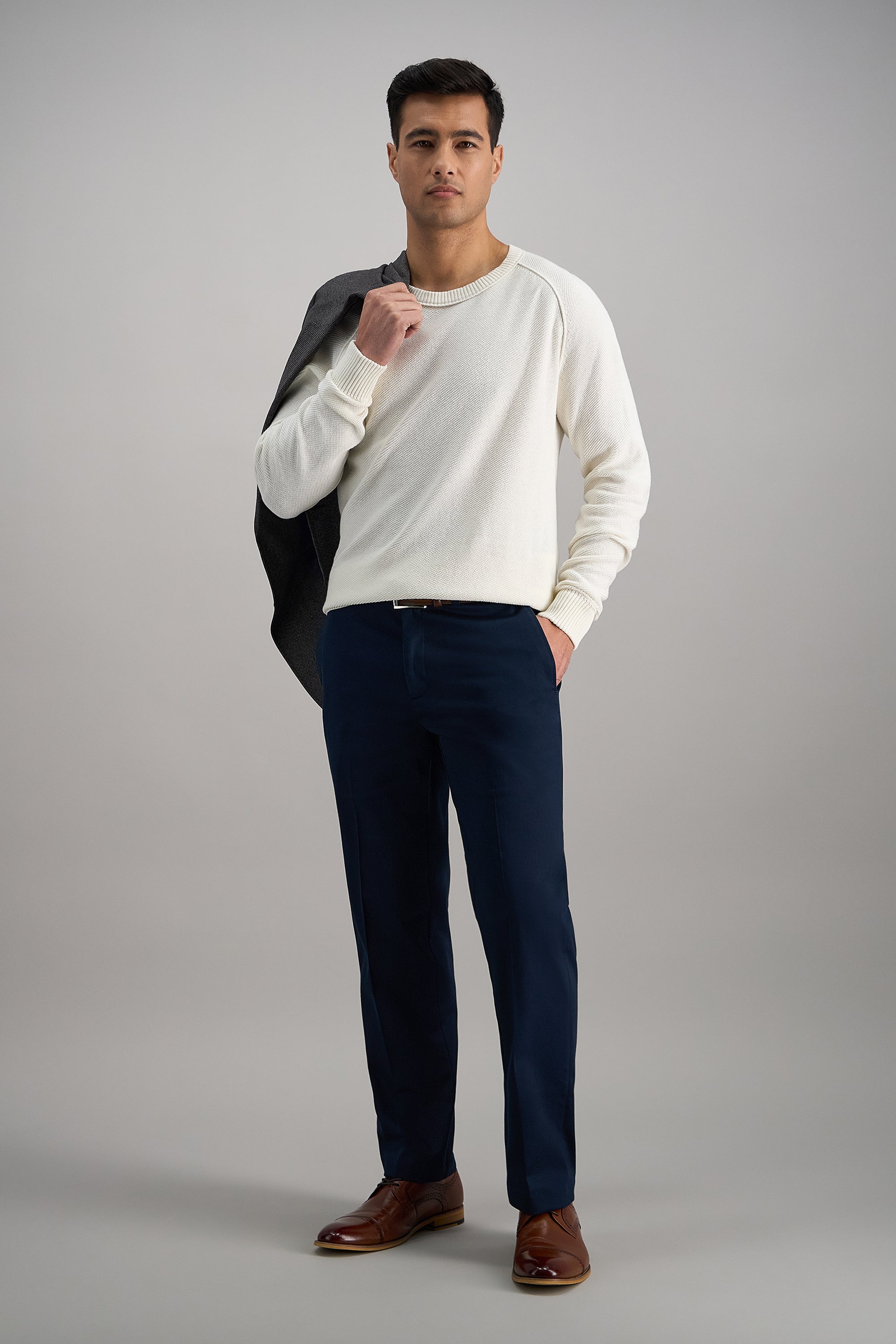 Premium No Iron Khaki - Haggar.com