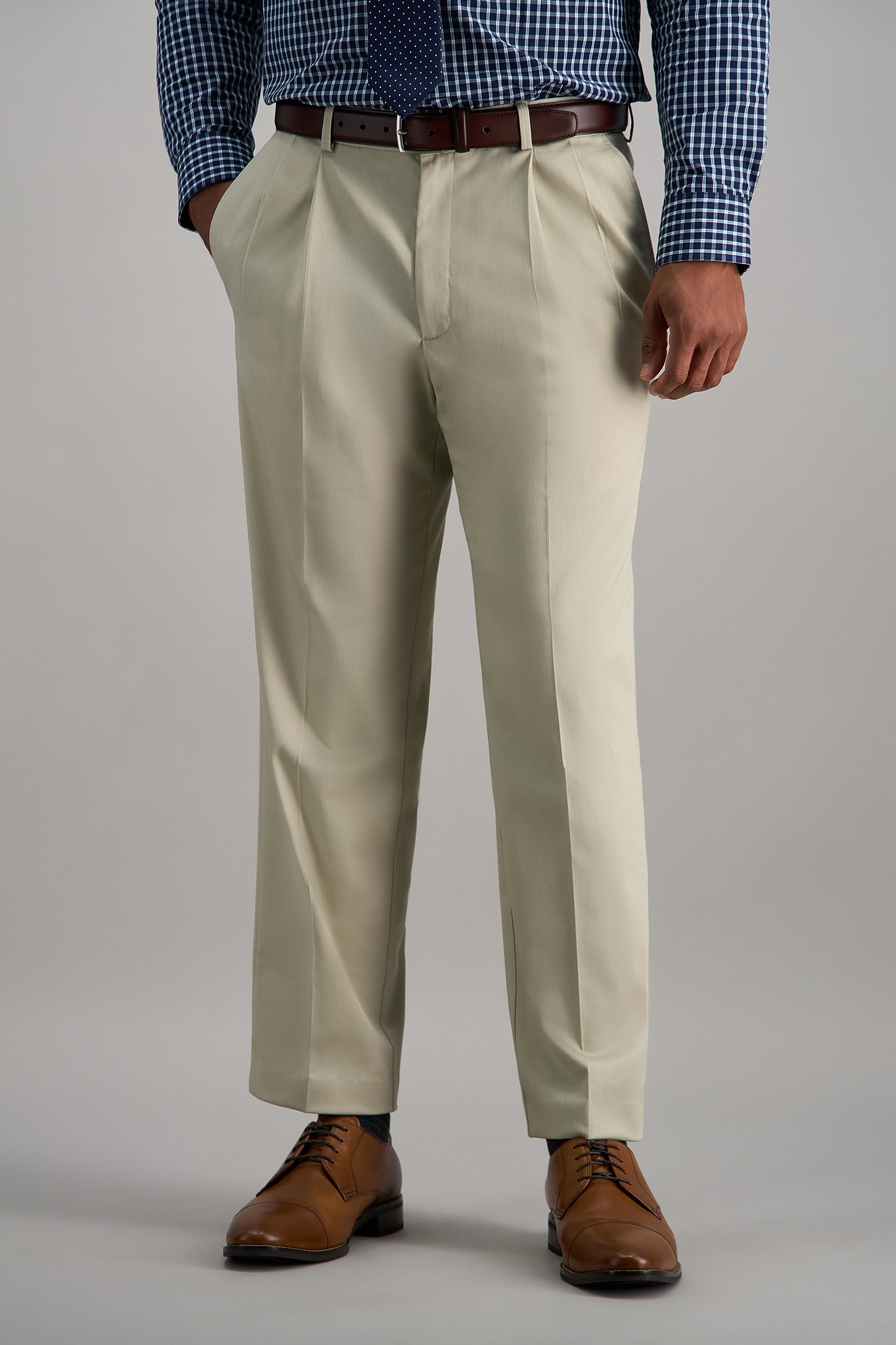 Premium No Iron Khaki - Haggar.com