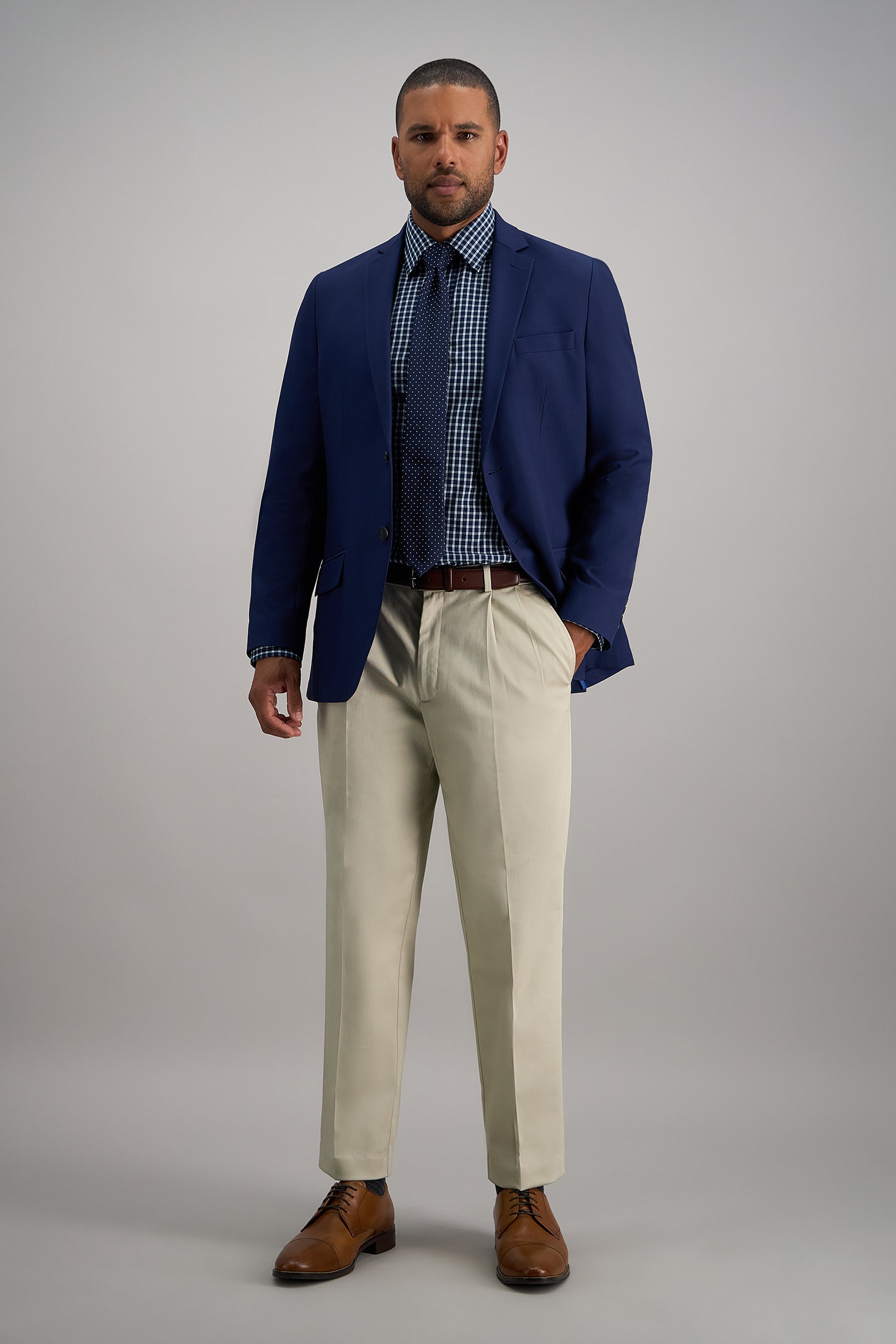 Premium No Iron Khaki - Haggar.com