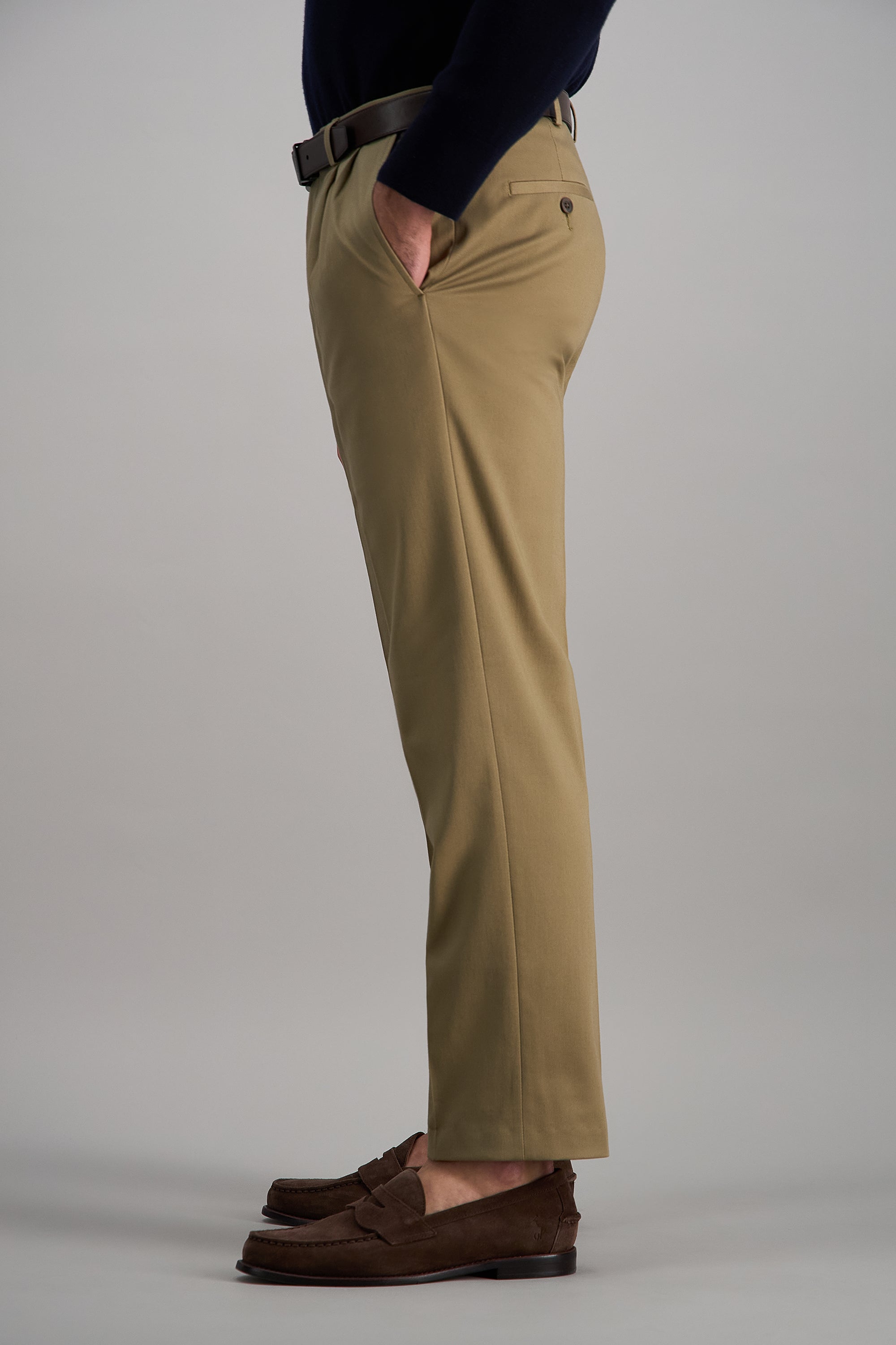 Premium No Iron Khaki - Haggar.com