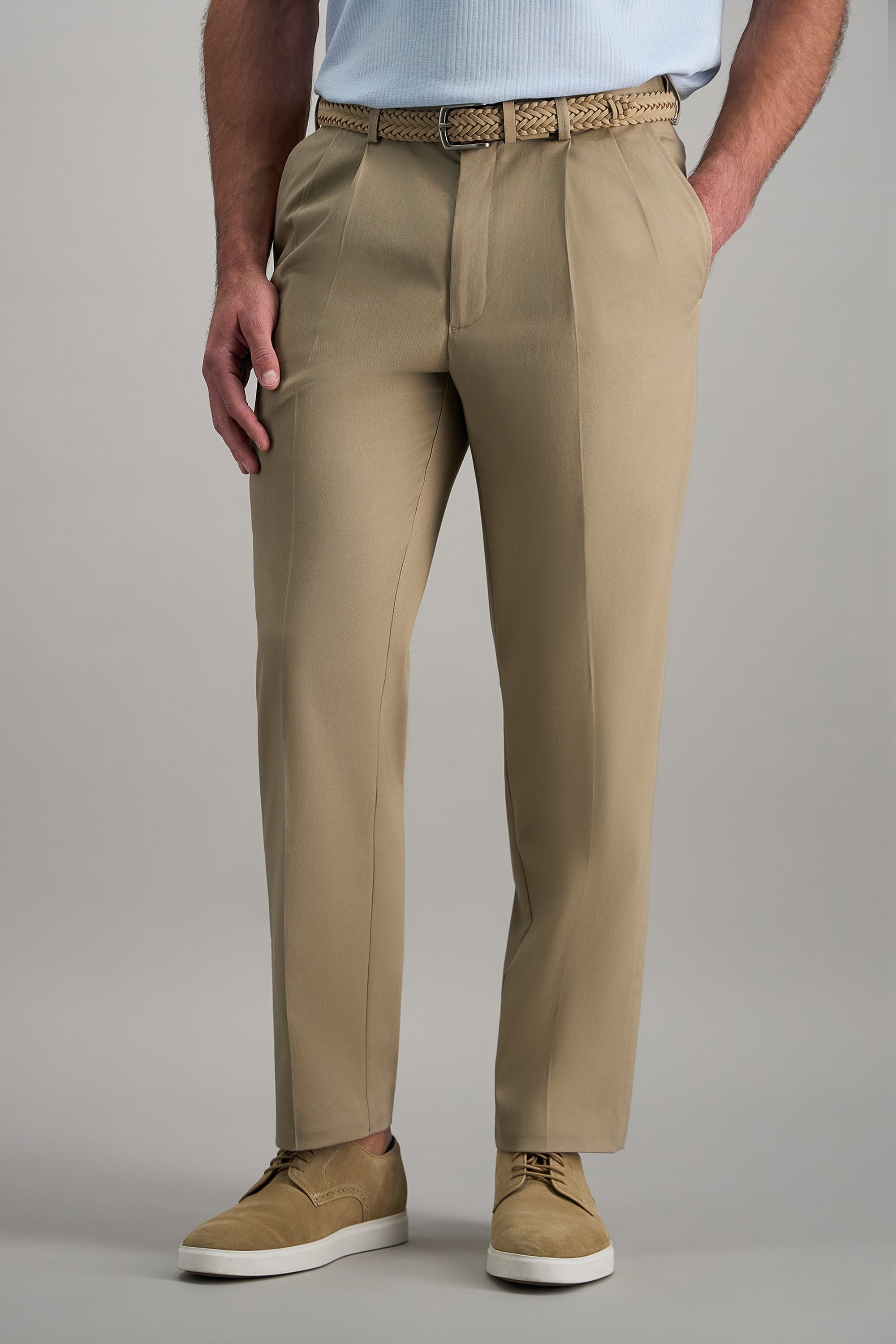 Premium No Iron Khaki - Haggar.com