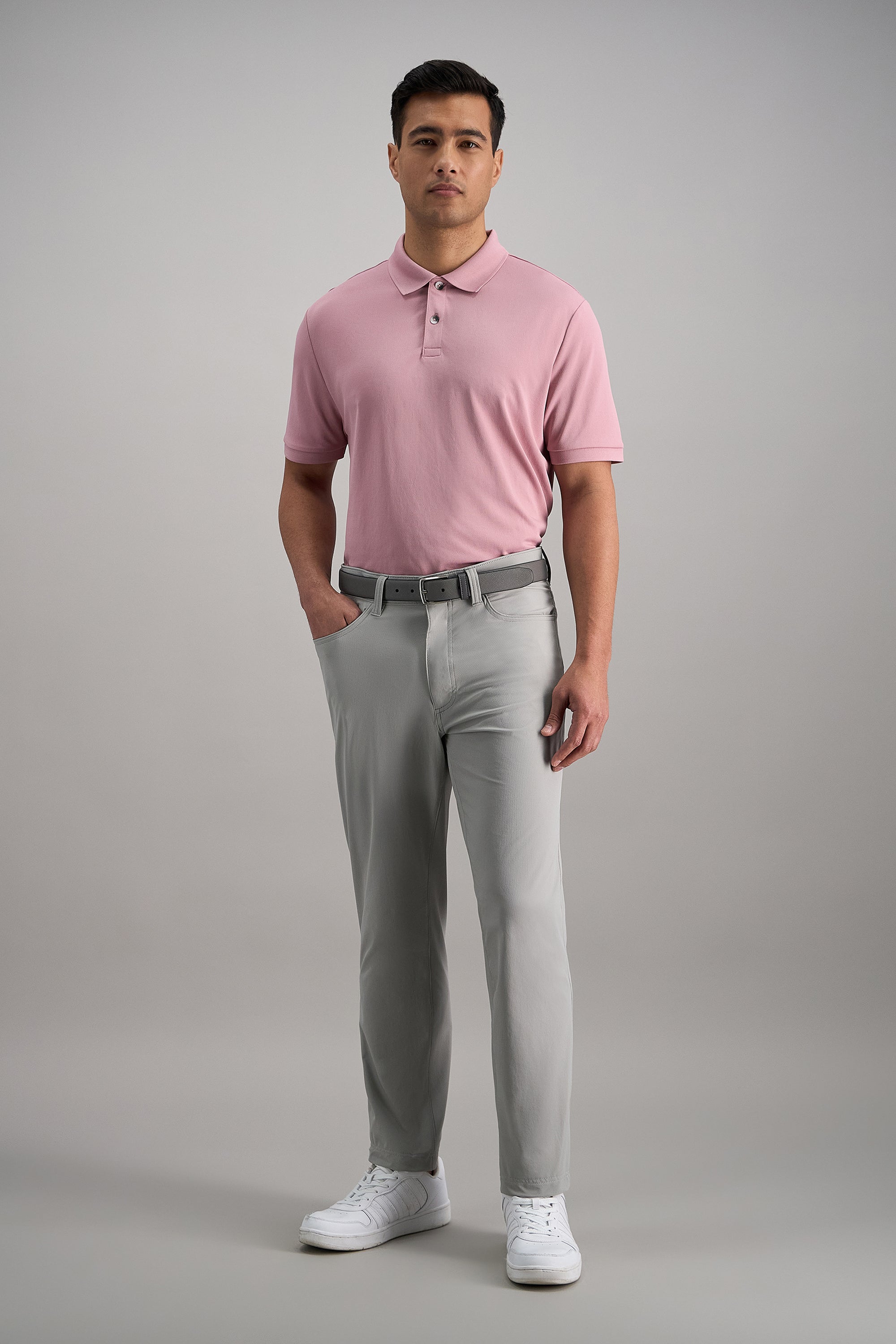 Haggar® Sport Travel Performance Nylon 5-Pocket Tech Pant - Haggar.com
#color_light grey