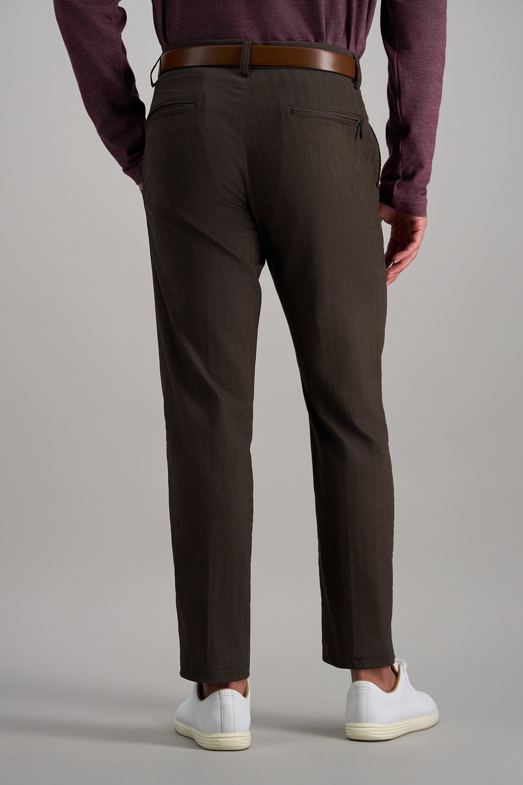 Haggar® Modern Stretch Herringbone Pant - Haggar.com