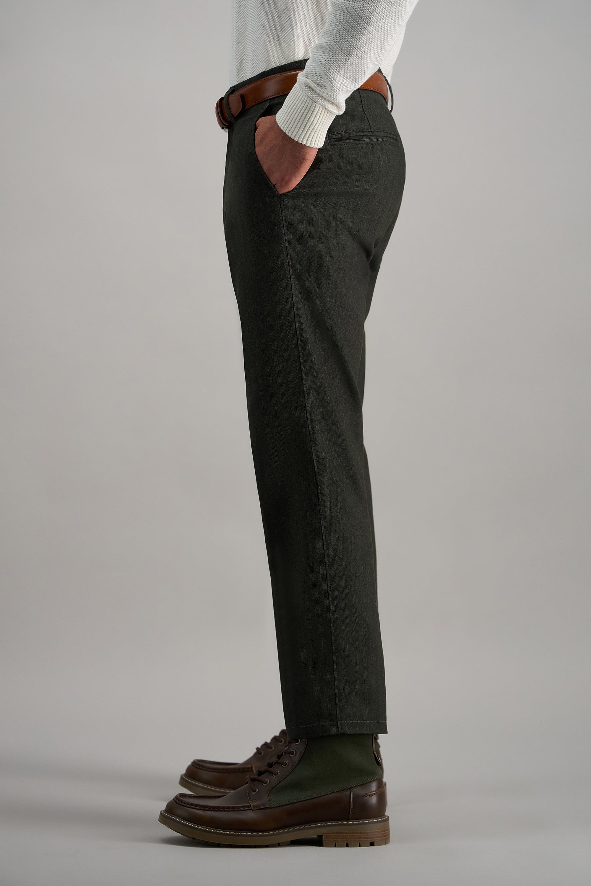 Haggar® Modern Stretch Herringbone Pant - Haggar.com
