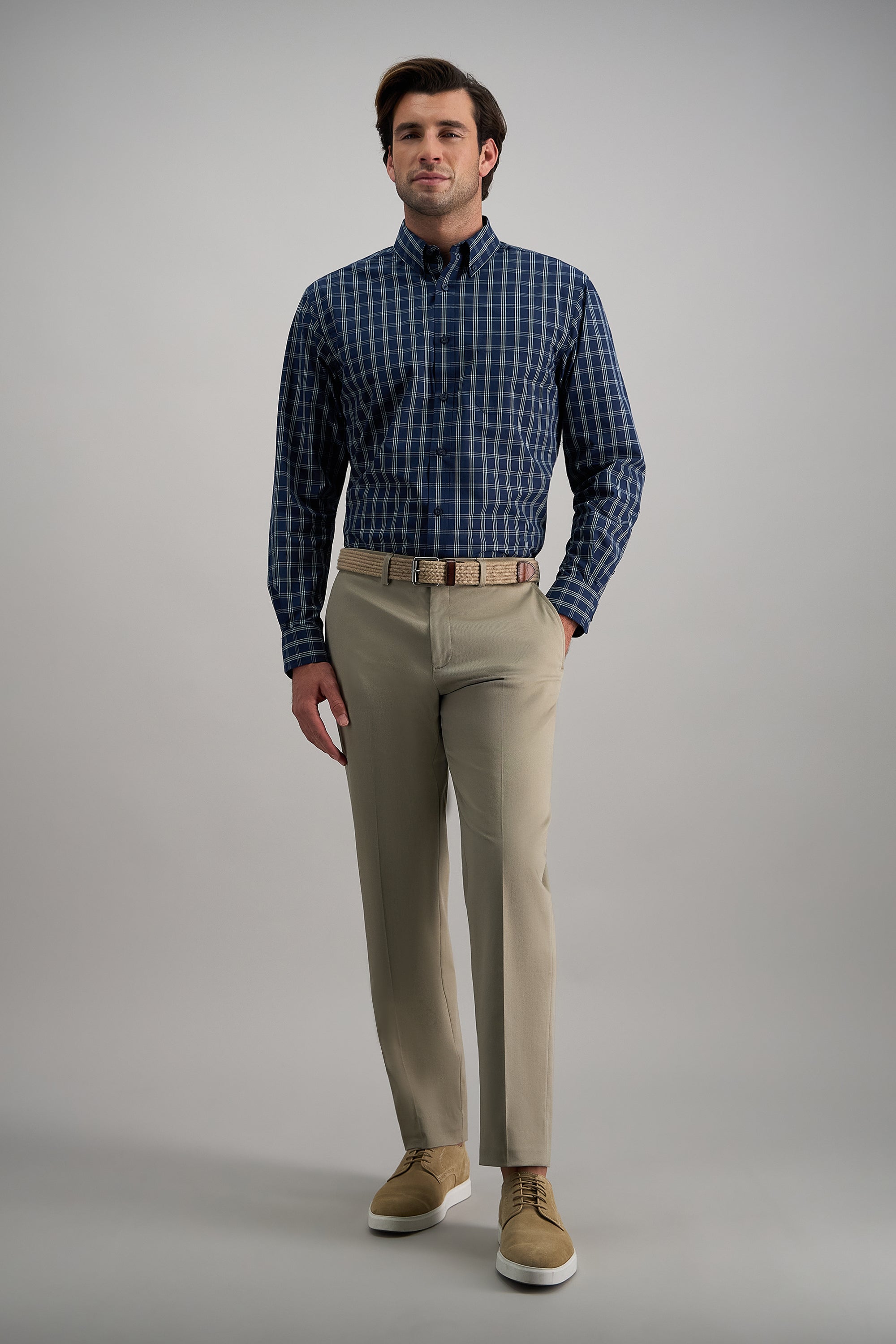 Iron Free Premium Khaki - Haggar.com