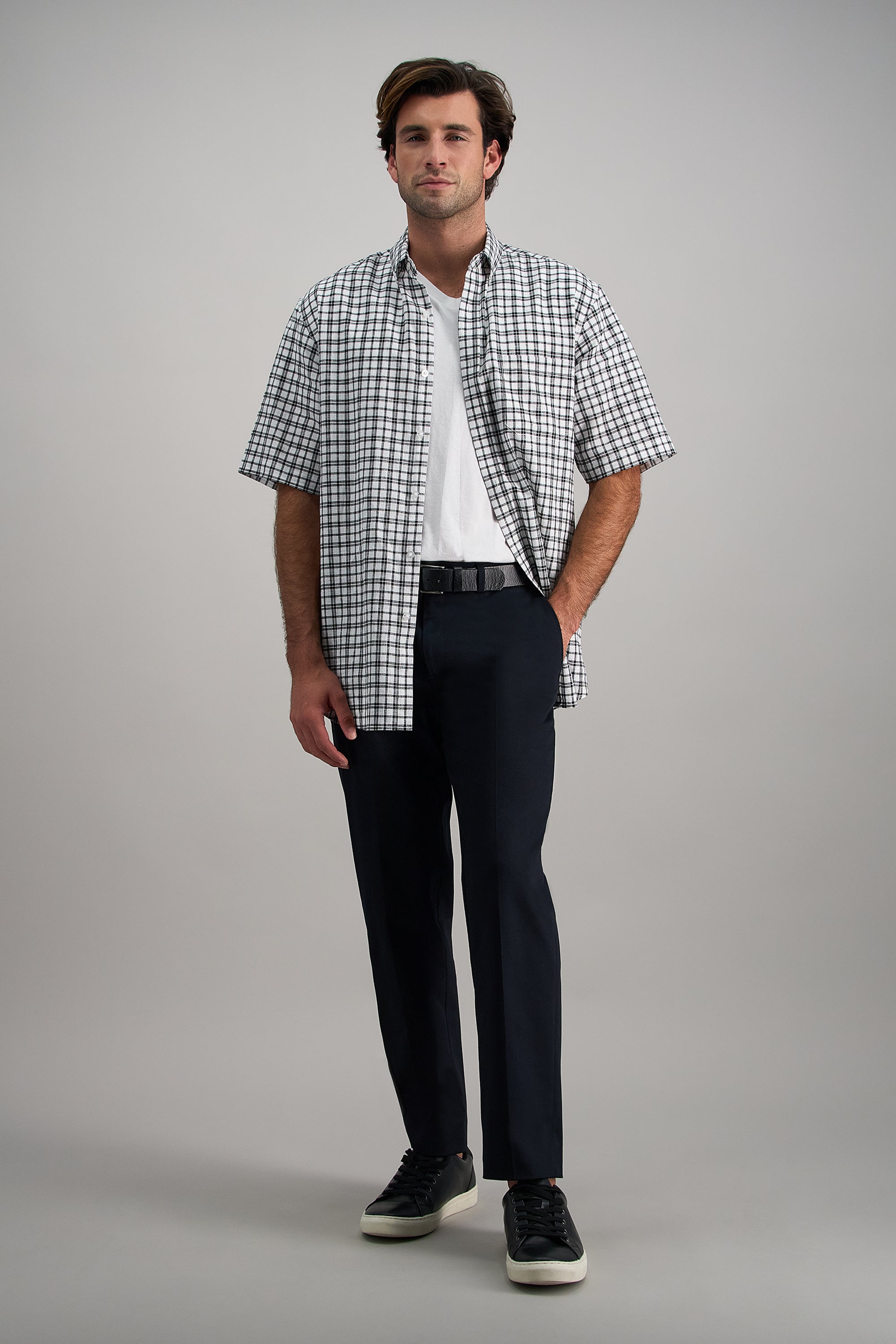 Wrinkle Free Performance Khaki Pant - Haggar.com