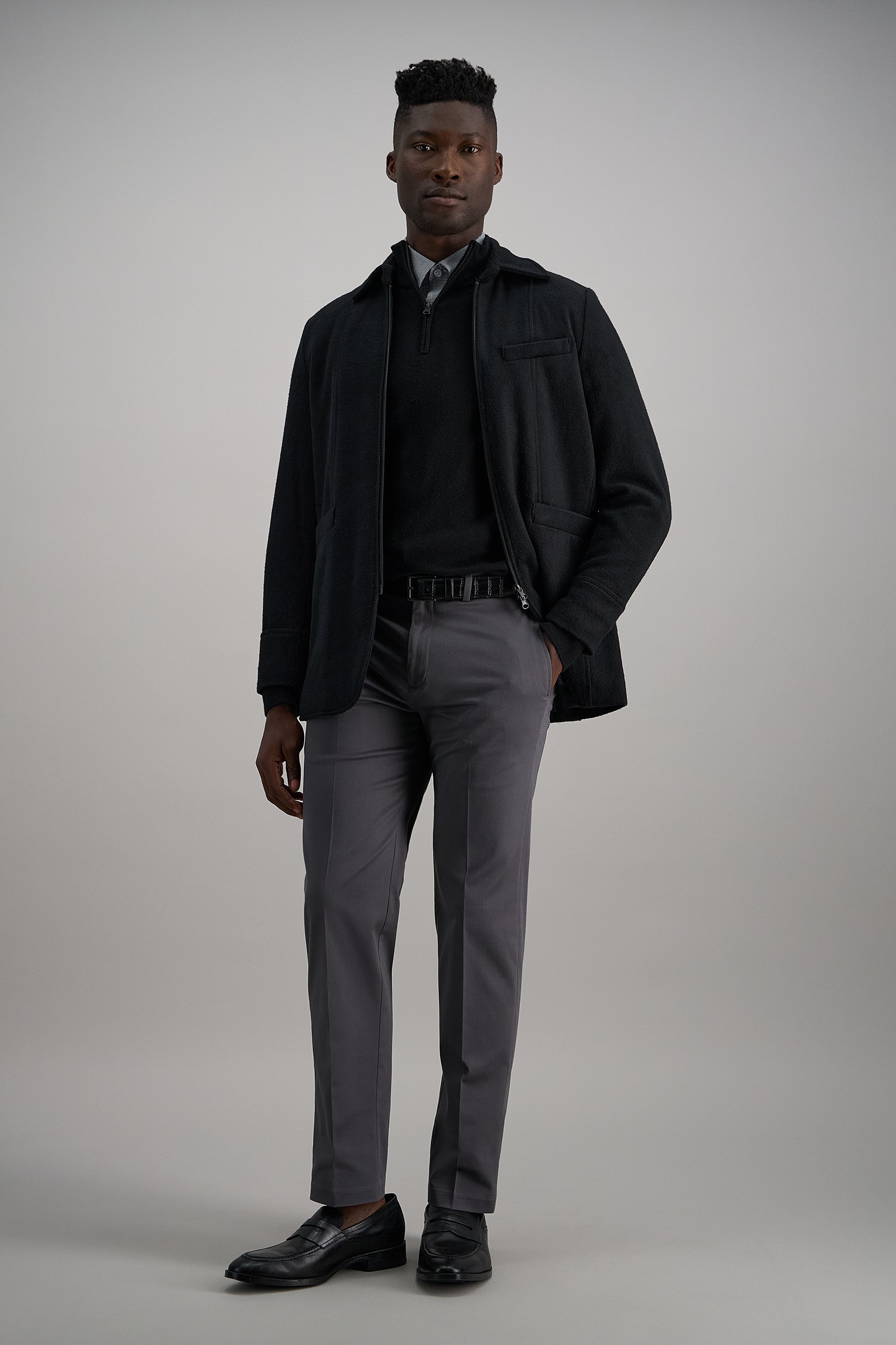 Wrinkle Free Performance Khaki Pant - Haggar.com