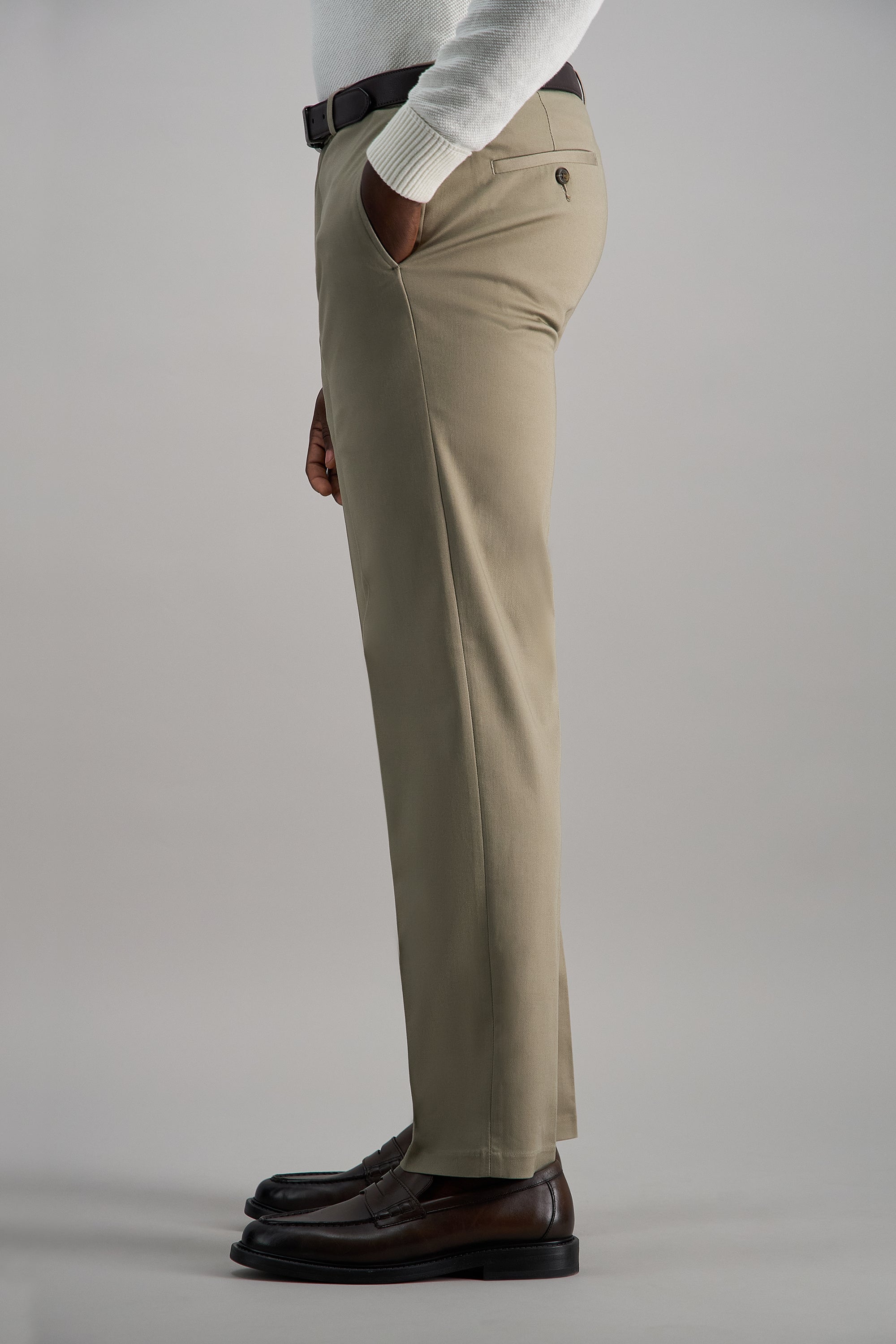 Wrinkle Free Performance Khaki Pant - Haggar.com